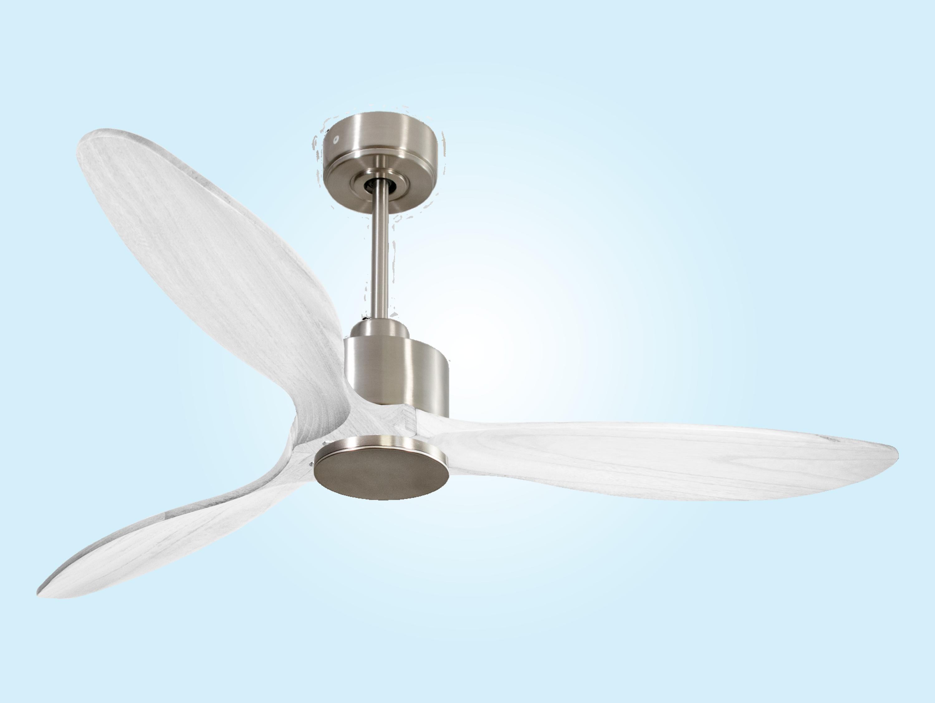 Ventilatore da soffitto Wifi Motore CC Telecomando Hypersilence Memoria FullWood