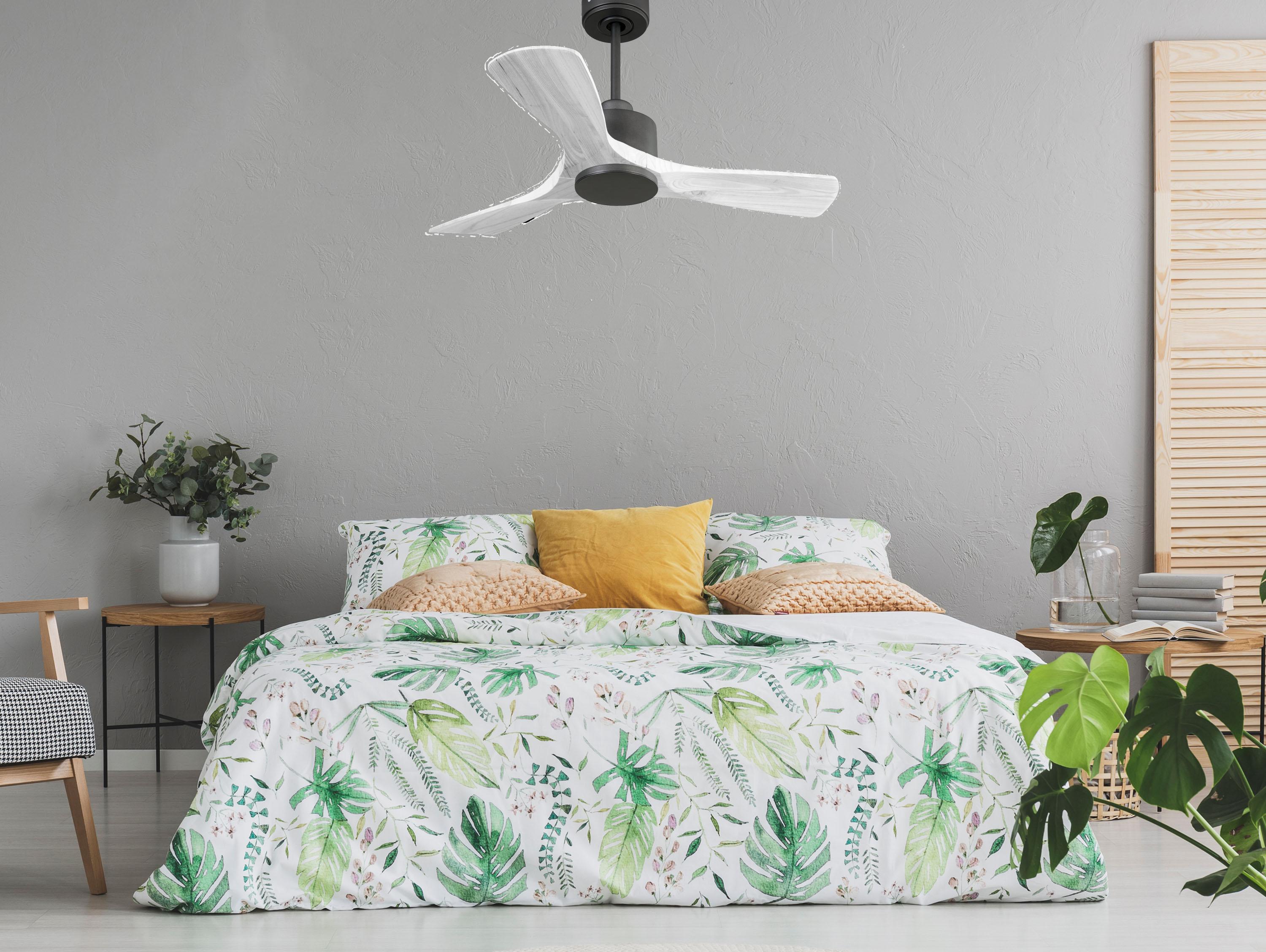 Ventilatore da soffitto Wifi Motore CC Telecomando Hypersilence Memoria