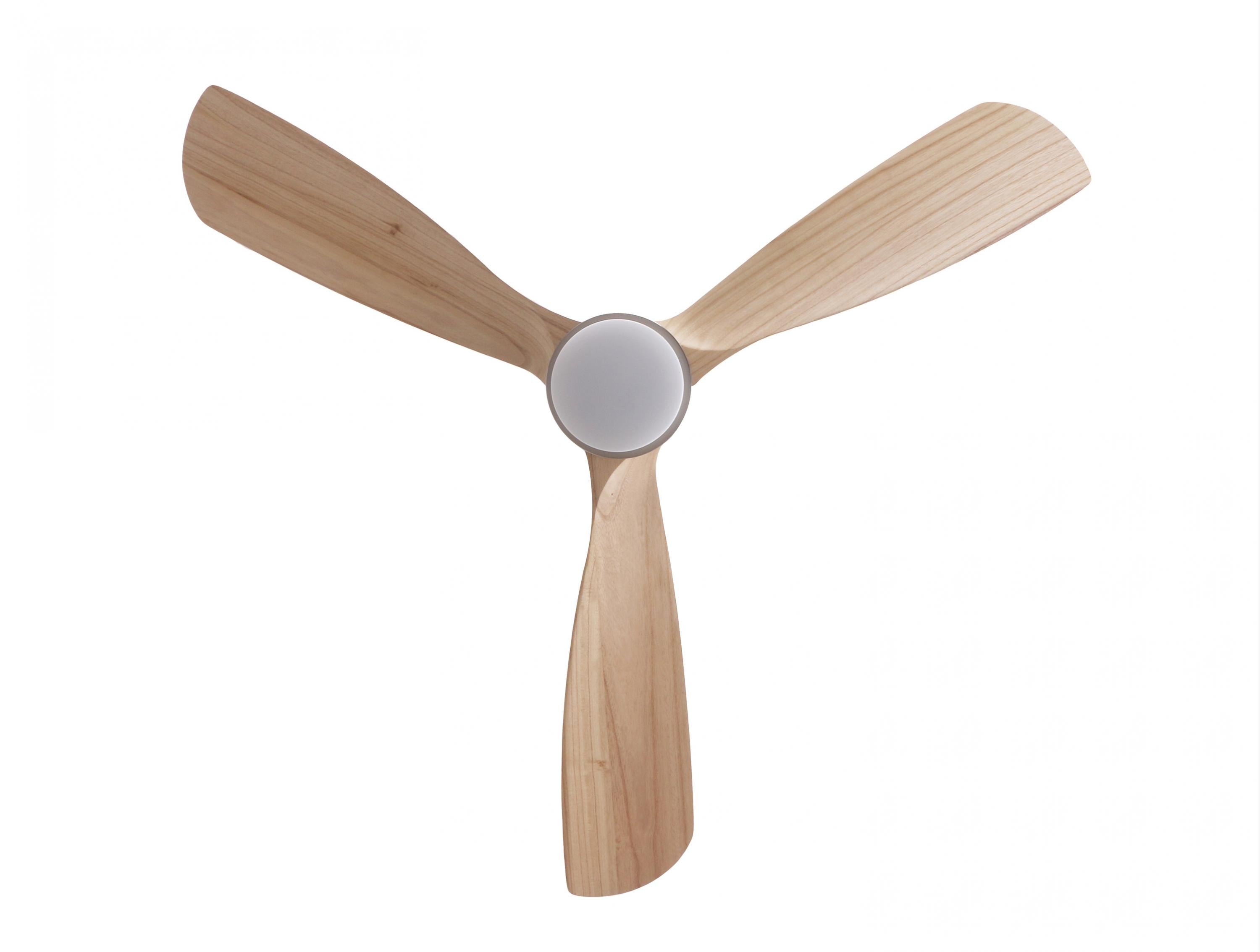 Ventilatore da soffitto ø132 cm con LED e Wifi Reversibile Hypersilence