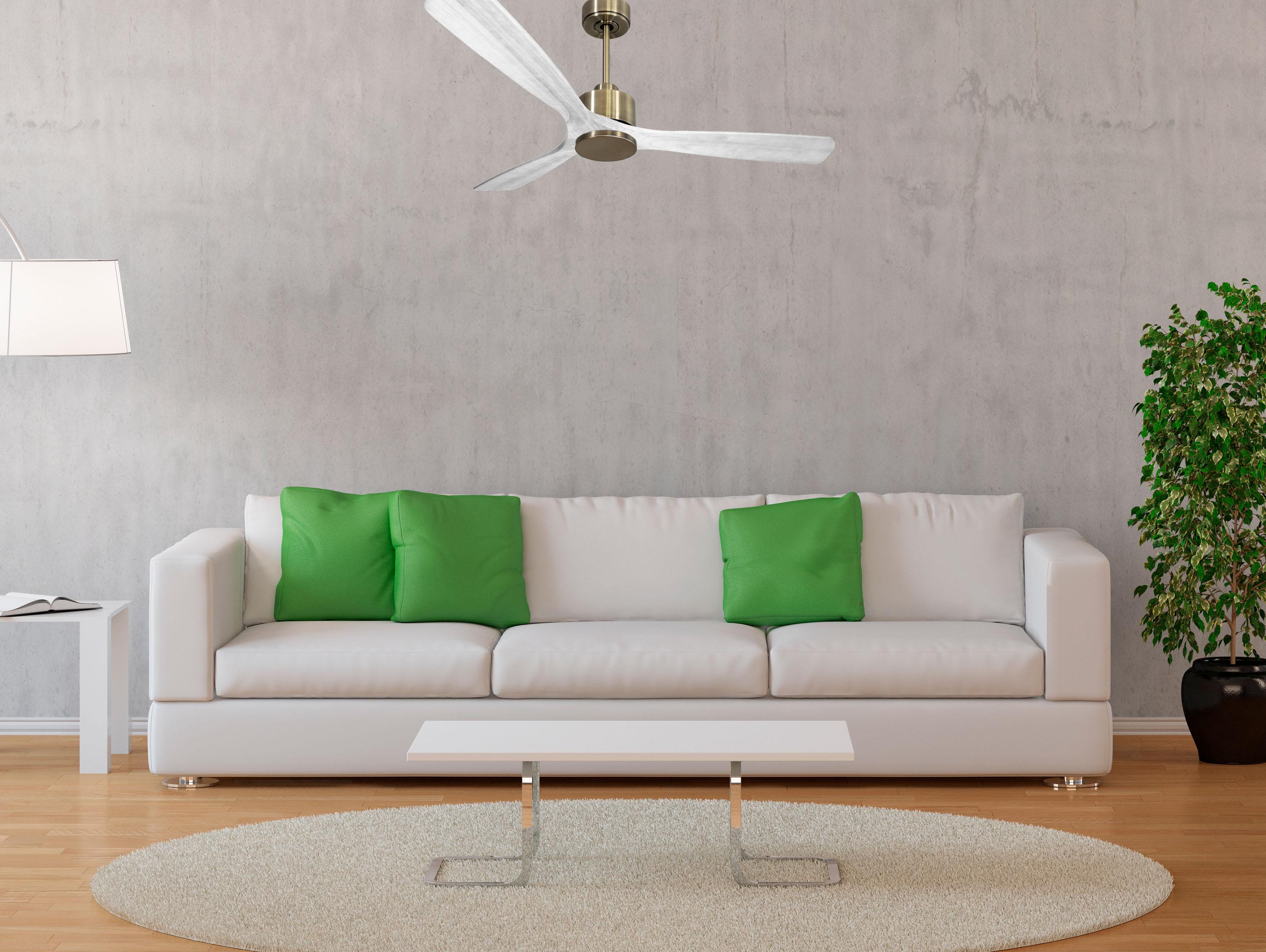 Ventilatore da soffitto Wifi Motore CC Telecomando Hypersilence Memoria