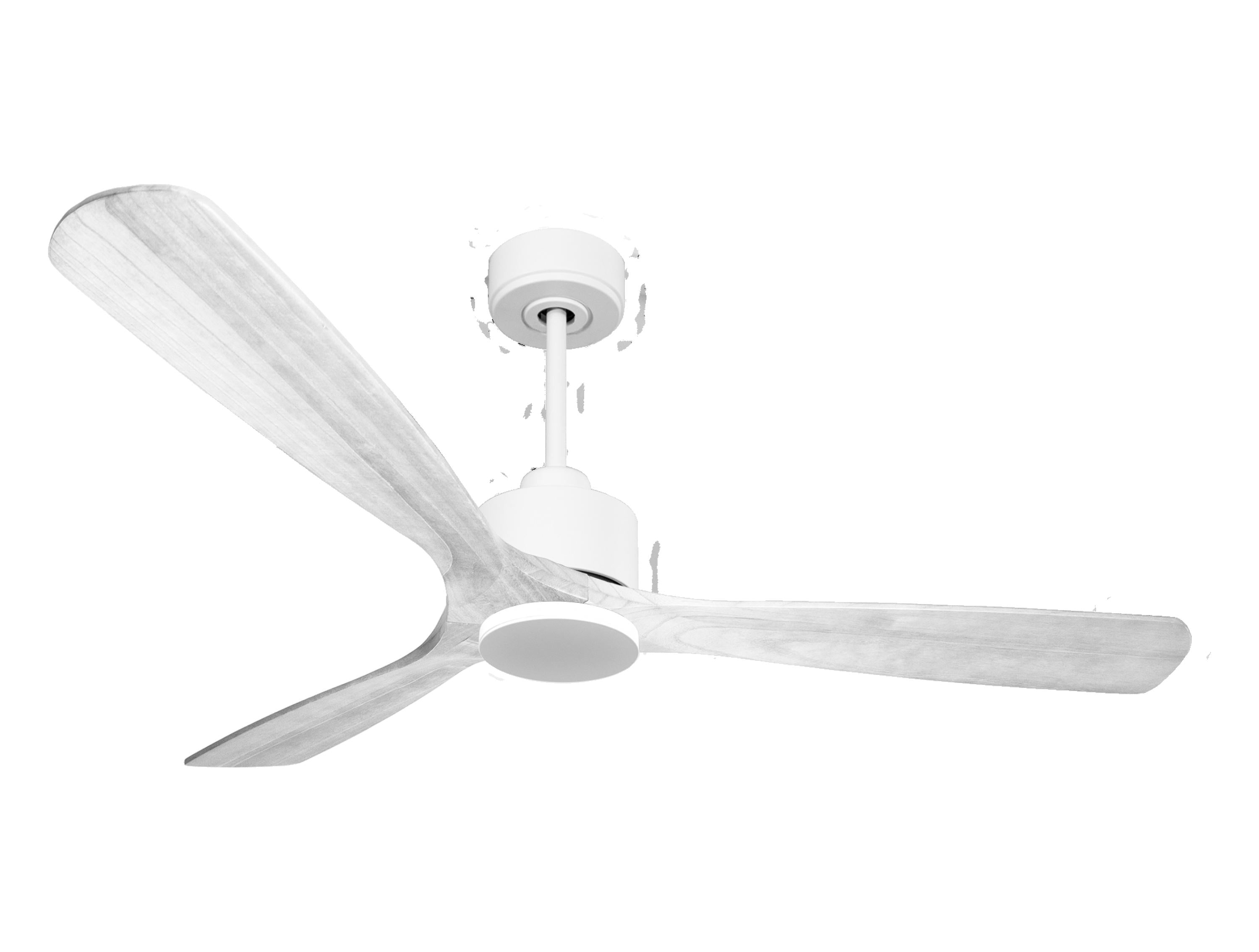 Ventilatore da soffitto Reversibile Termostato Wifi Motore CC Tetti inclinati Telecomando Hypersilence Memoria Shopify Vendible (AUTOMATICO)