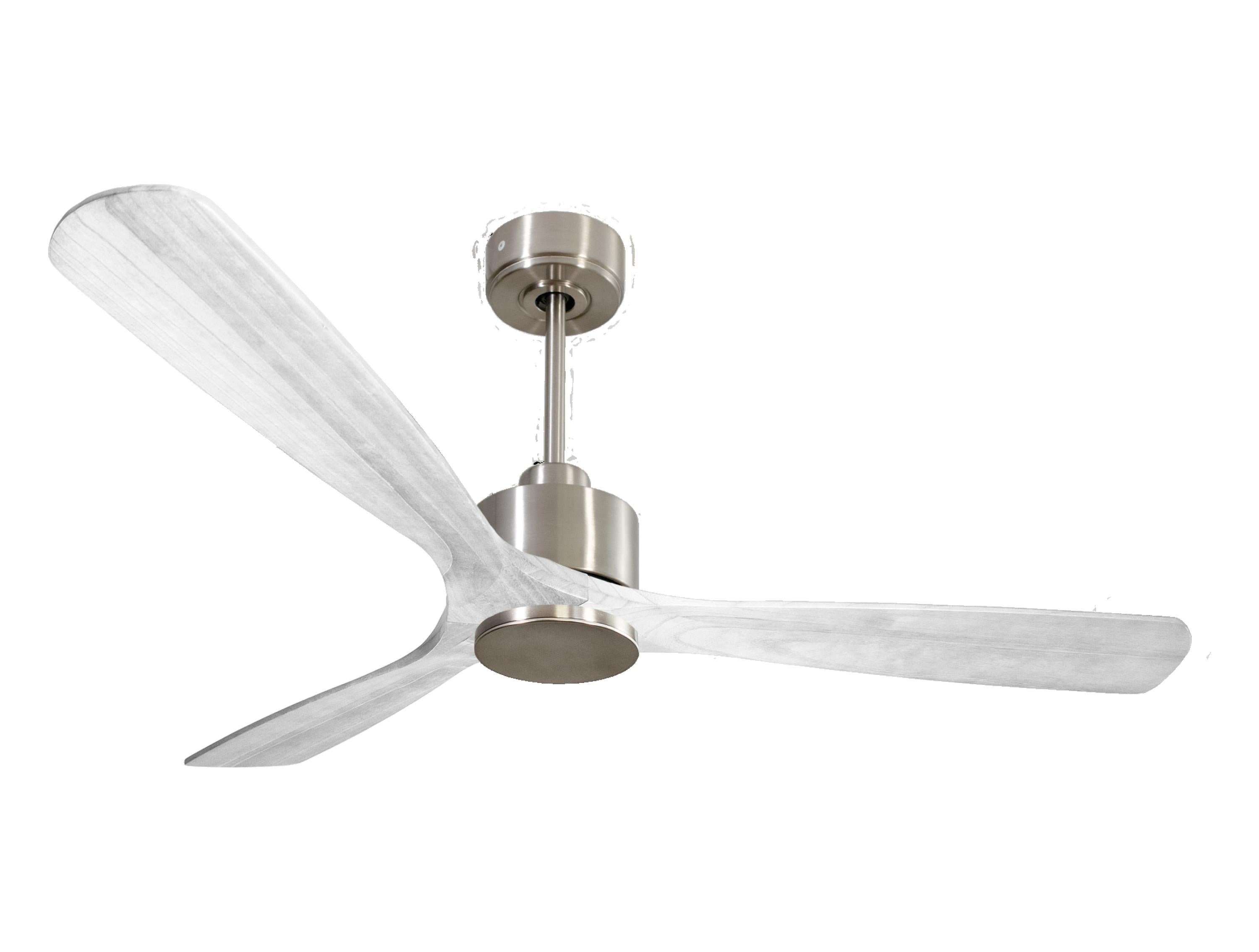 Ventilatore da soffitto Reversibile Termostato Wifi Motore CC Tetti inclinati Telecomando Hypersilence Memoria