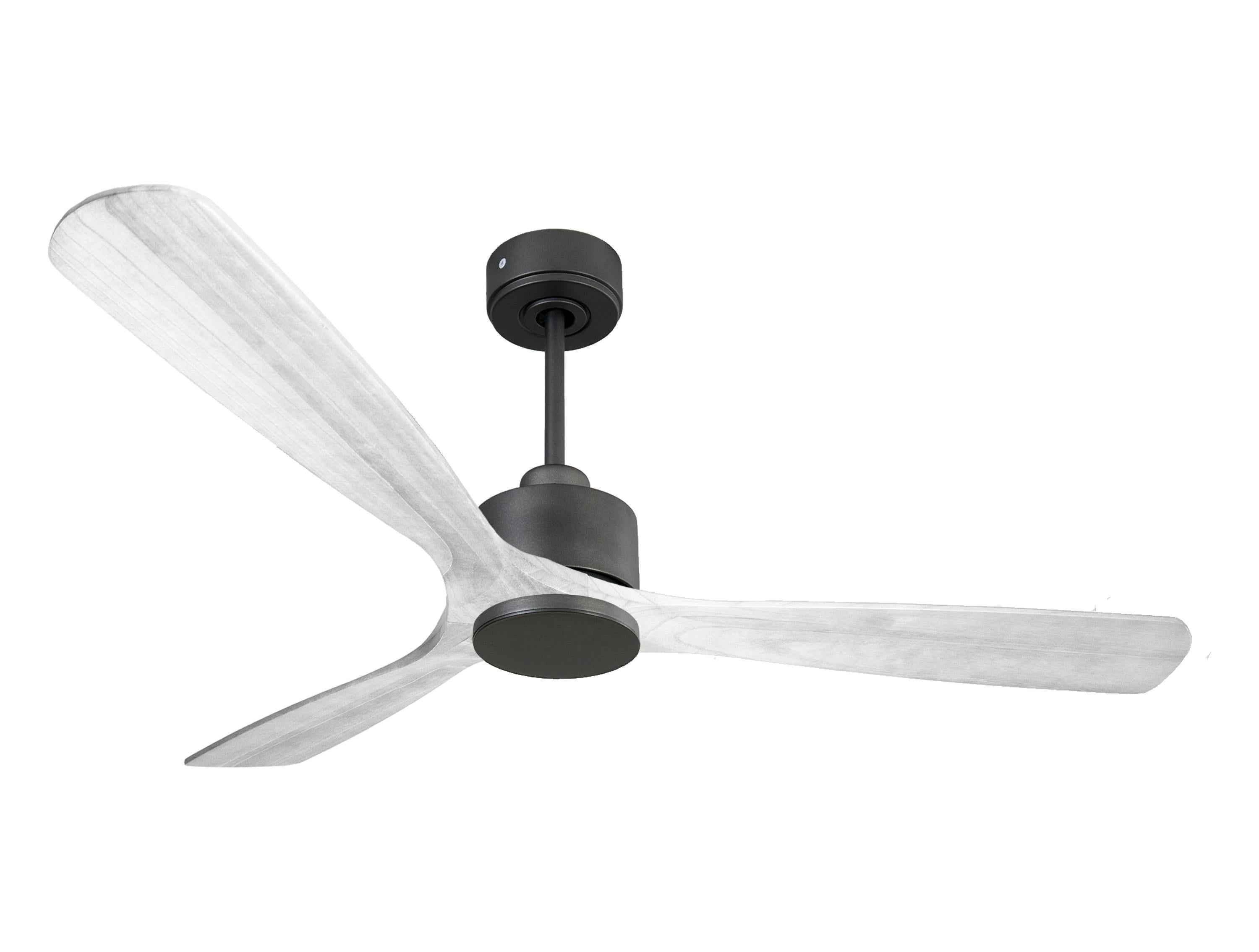Ventilatore da soffitto Reversibile Termostato Wifi Motore CC Tetti inclinati Telecomando Hypersilence Memoria