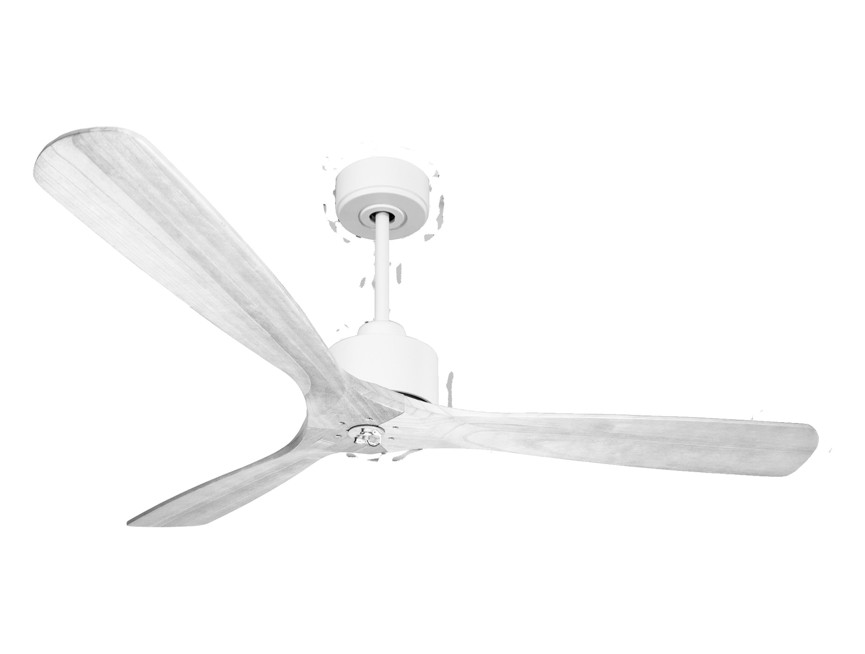 Ventilatore da soffitto Reversibile Termostato Dimmabile Wifi Motore CC Tetti inclinati Telecomando Luce a tre toni Hypersilence Memoria Shopify Vendible (AUTOMATICO)