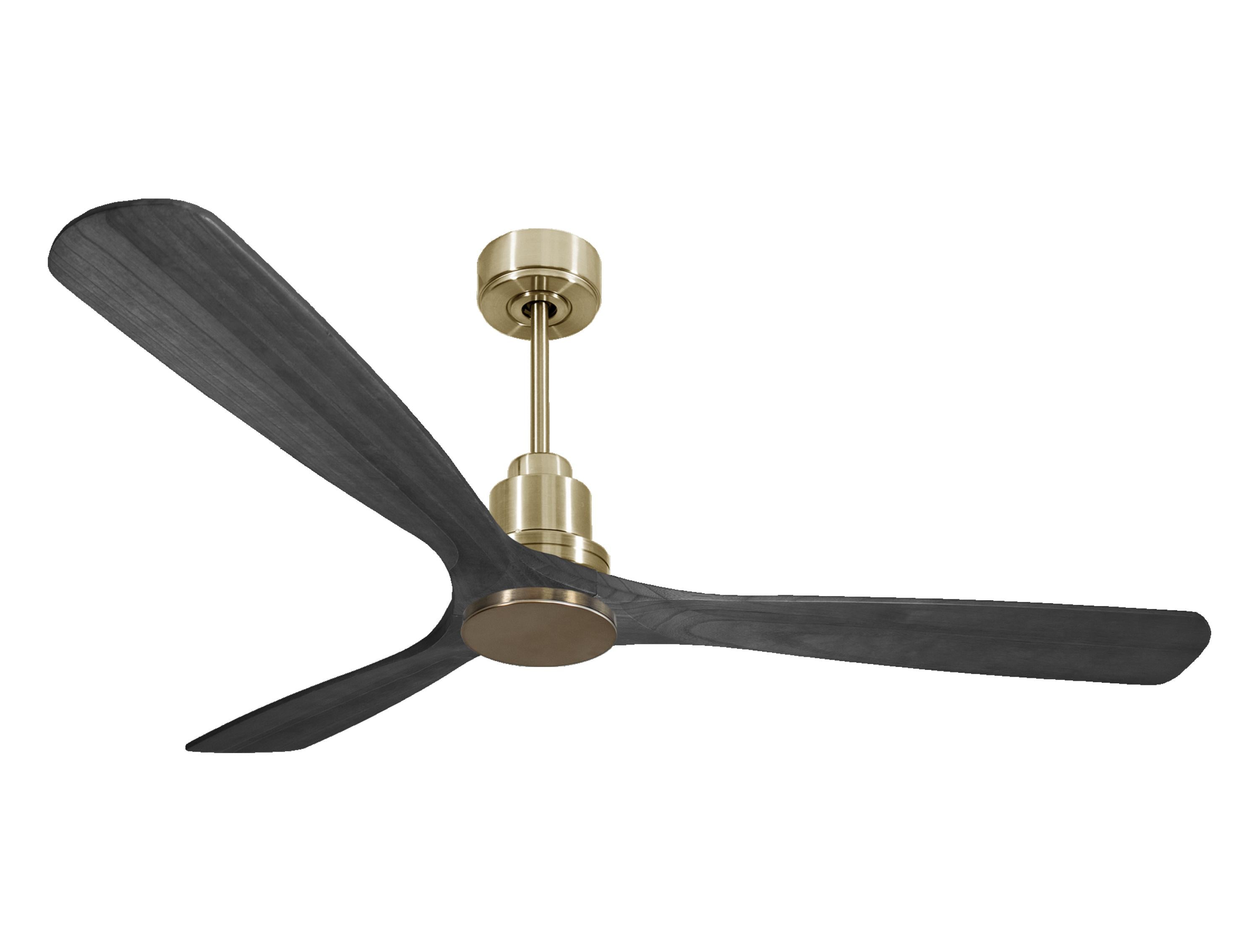 Ventilatore da soffitto Reversibile Termostato Wifi Motore CC Tetti inclinati Telecomando Hypersilence Memoria