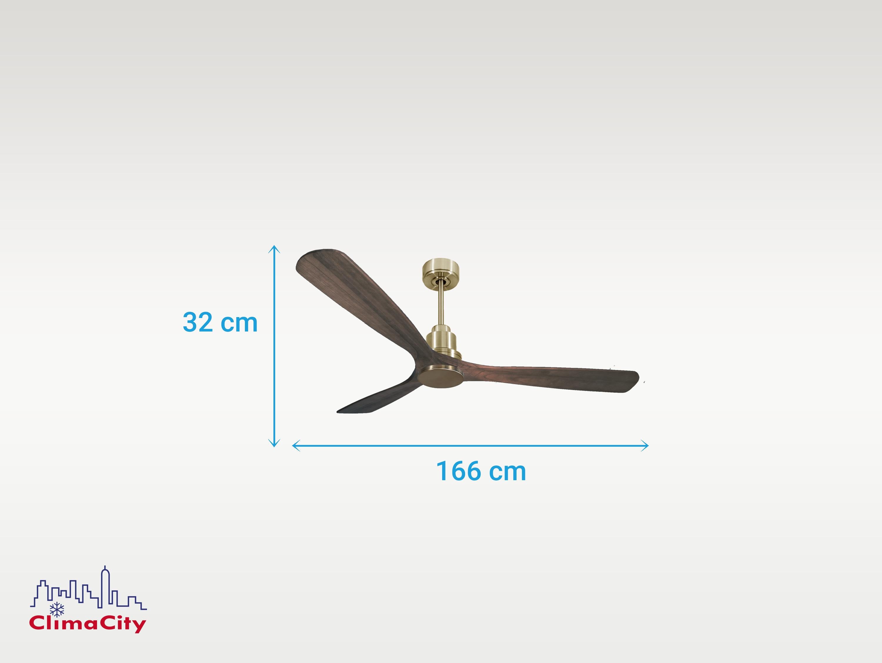 Ventilatore da soffitto Reversibile Termostato Wifi Motore CC Tetti inclinati Telecomando Memoria