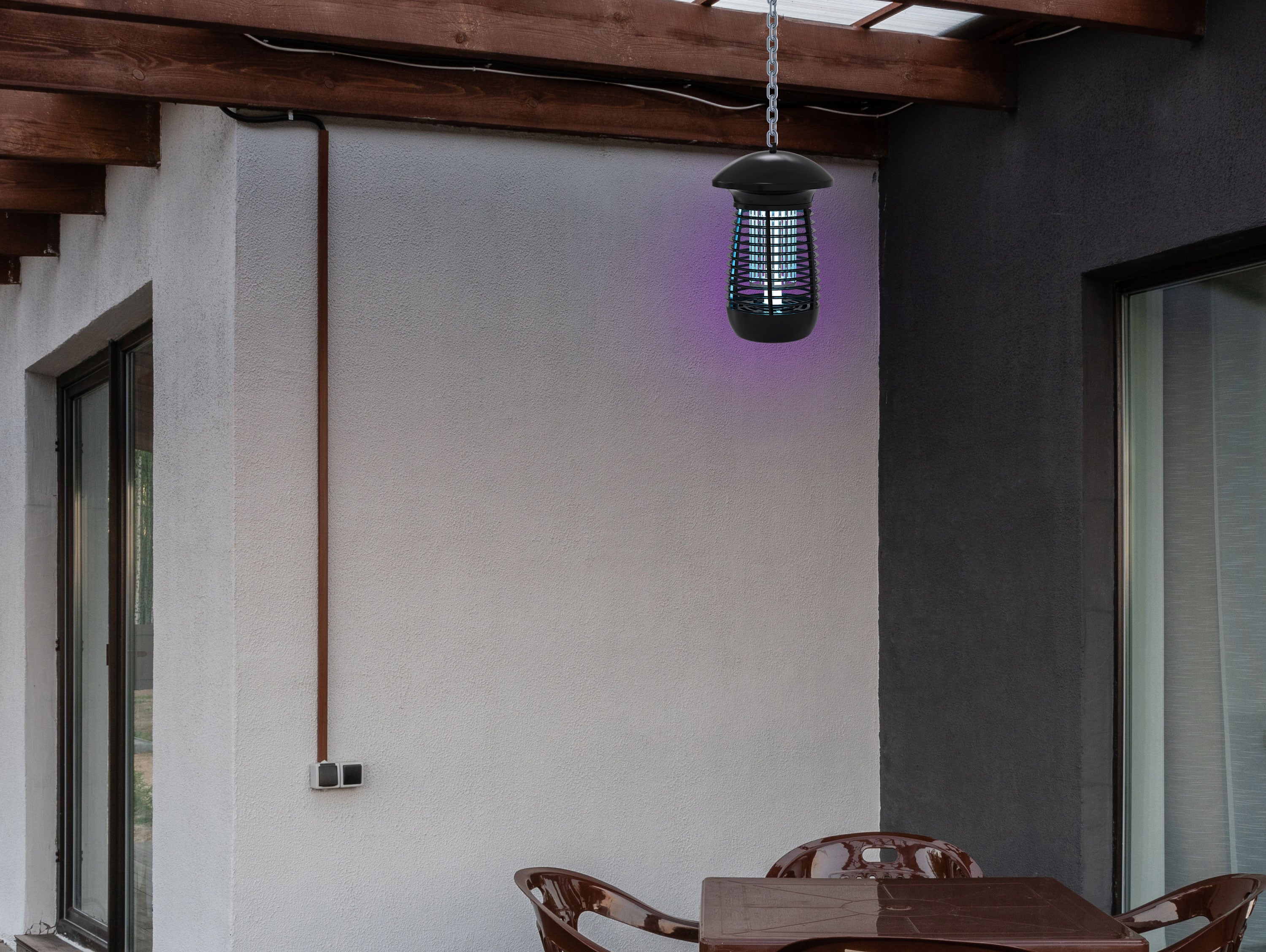 Lampada antizanzare da Tavolo o sospeso per uso esterno fino a 40 m
