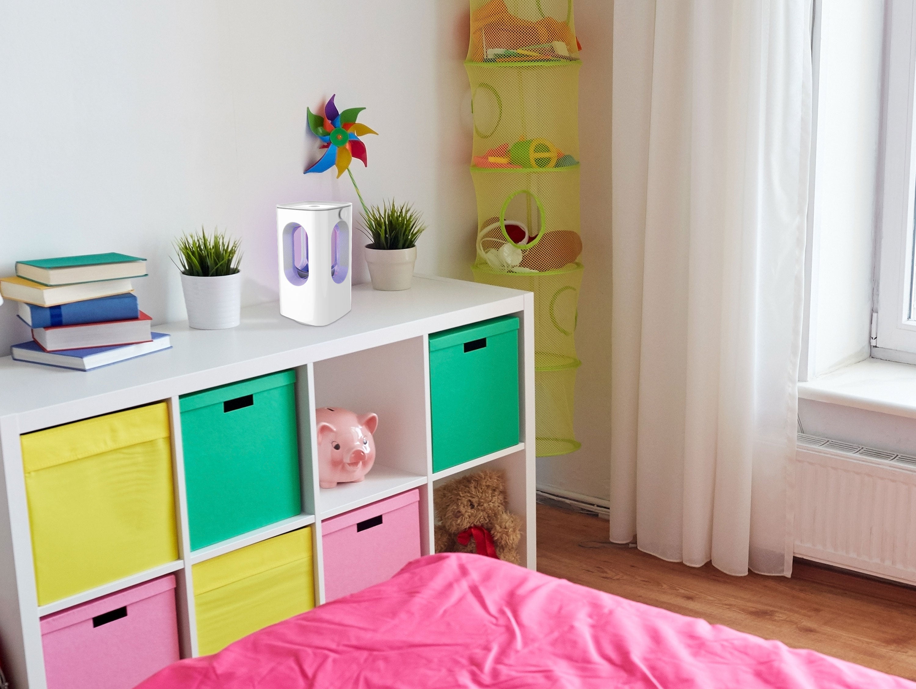 Antizanzare ad assorbimento con ventilatore, da tavolo, ad alta efficienza