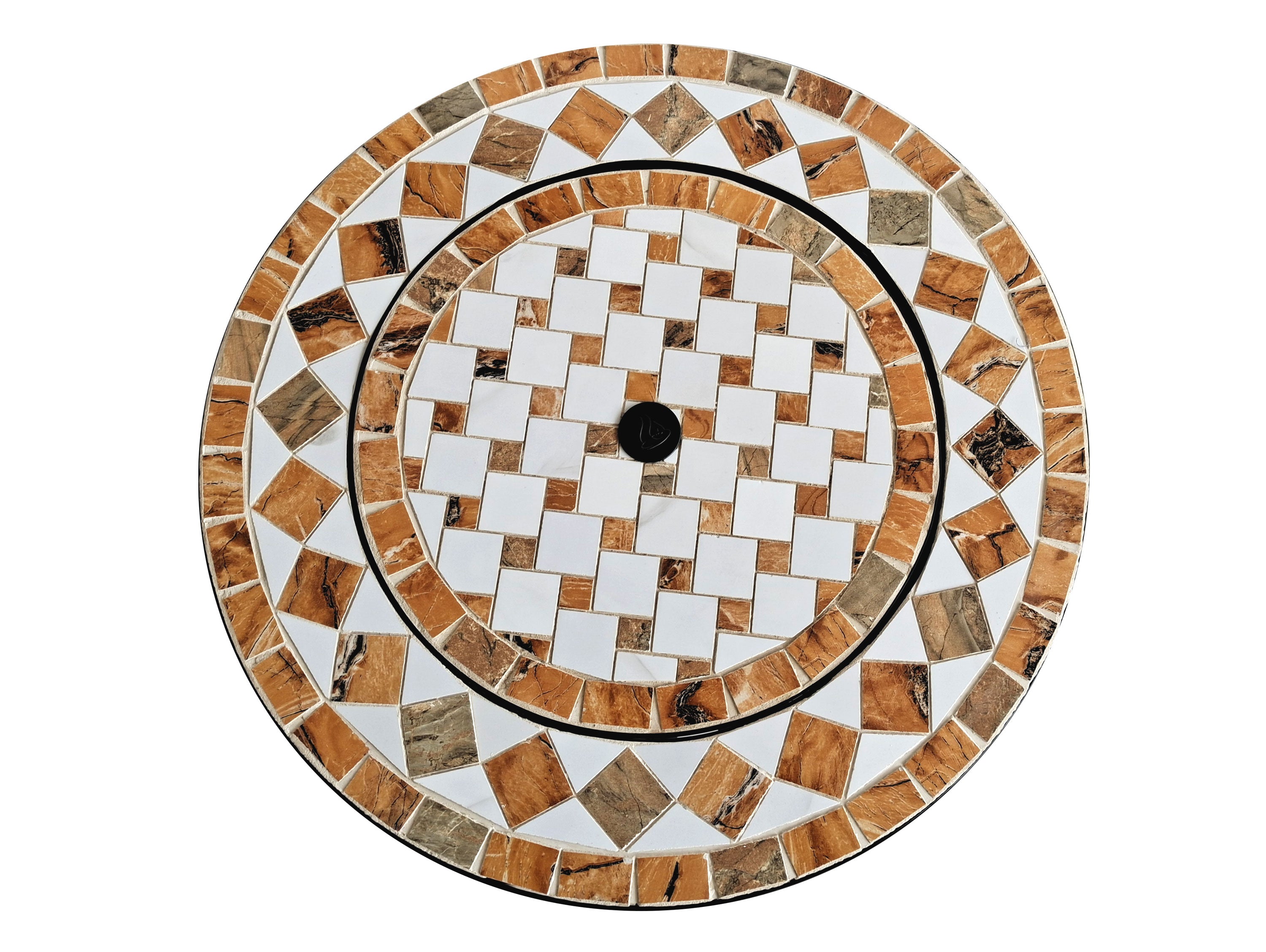Barbecue braciere da esterno in ceramica e marmo