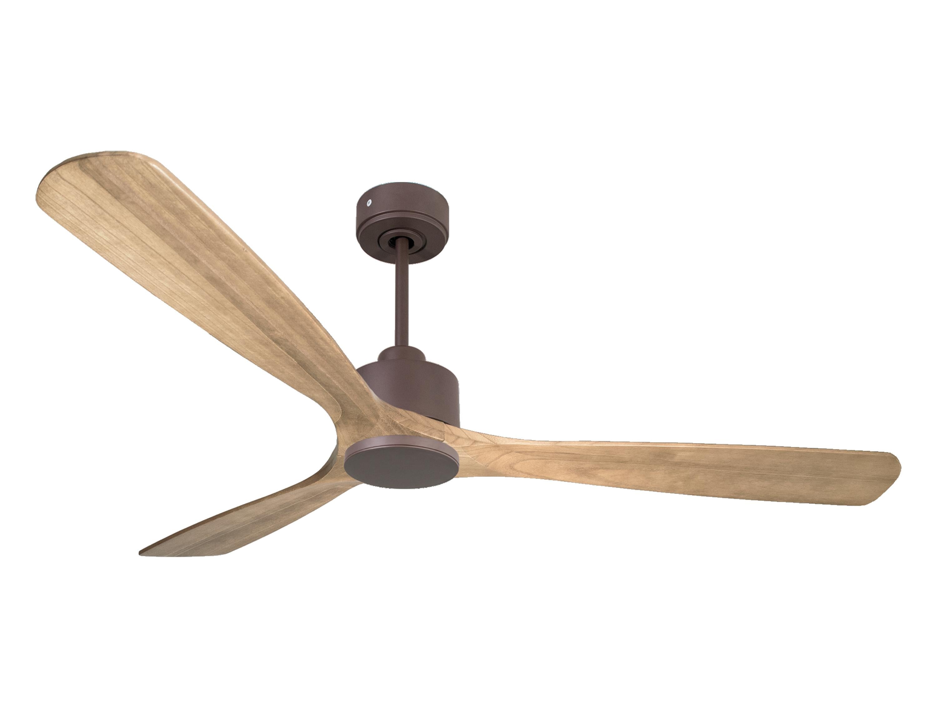 Ventilatore da soffitto Reversibile Termostato Wifi Motore CC Tetti inclinati Telecomando Hypersilence Memoria