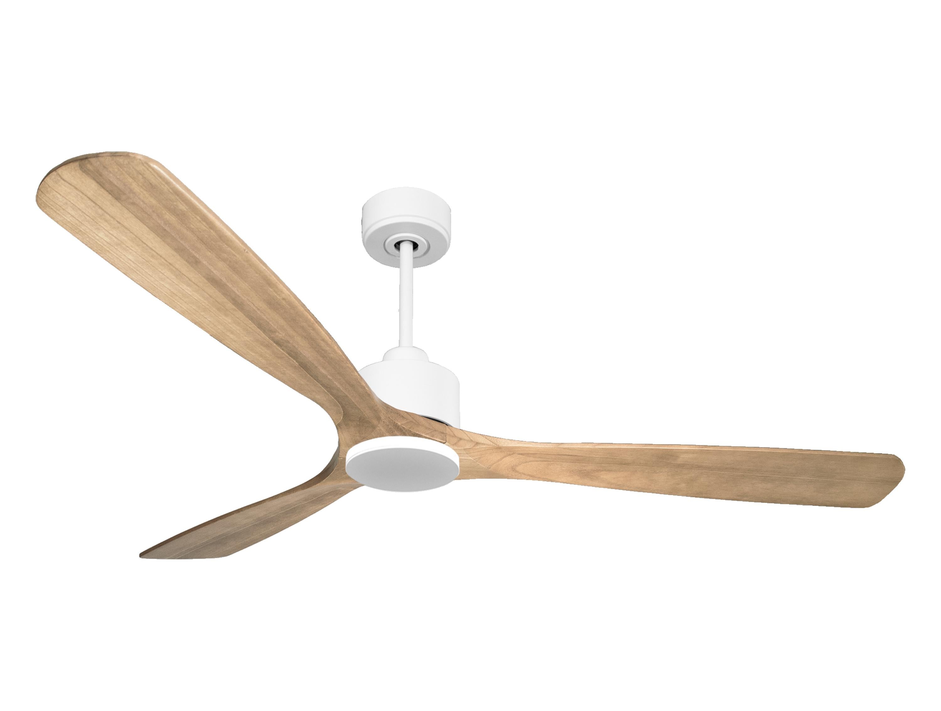 Ventilatore da soffitto Reversibile Termostato Wifi Motore CC Tetti inclinati Telecomando Hypersilence Memoria