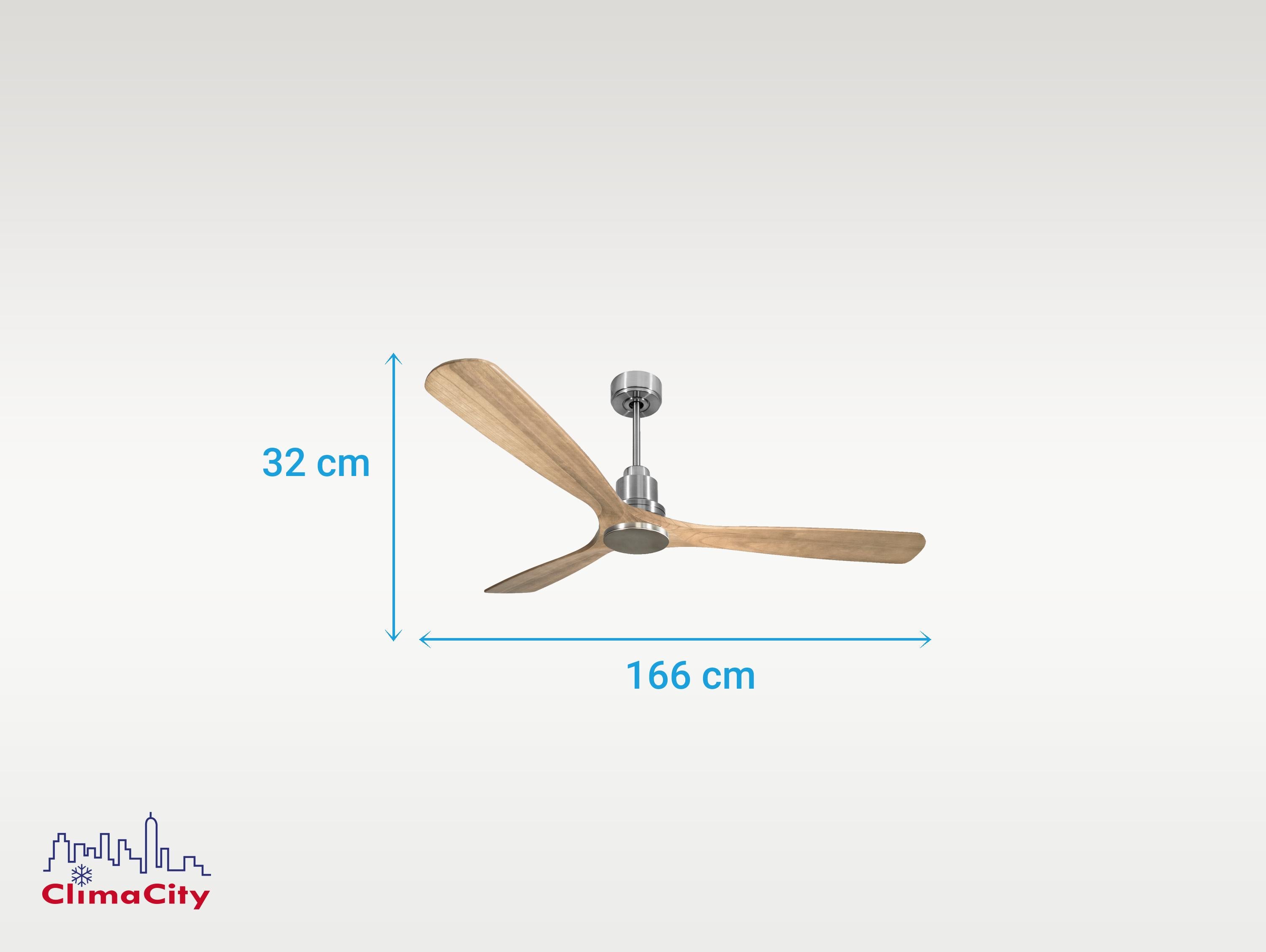 Ventilatore da soffitto Reversibile Termostato Wifi Motore CC Tetti inclinati Telecomando Hypersilence Memoria Shopify Vendible (AUTOMATICO)