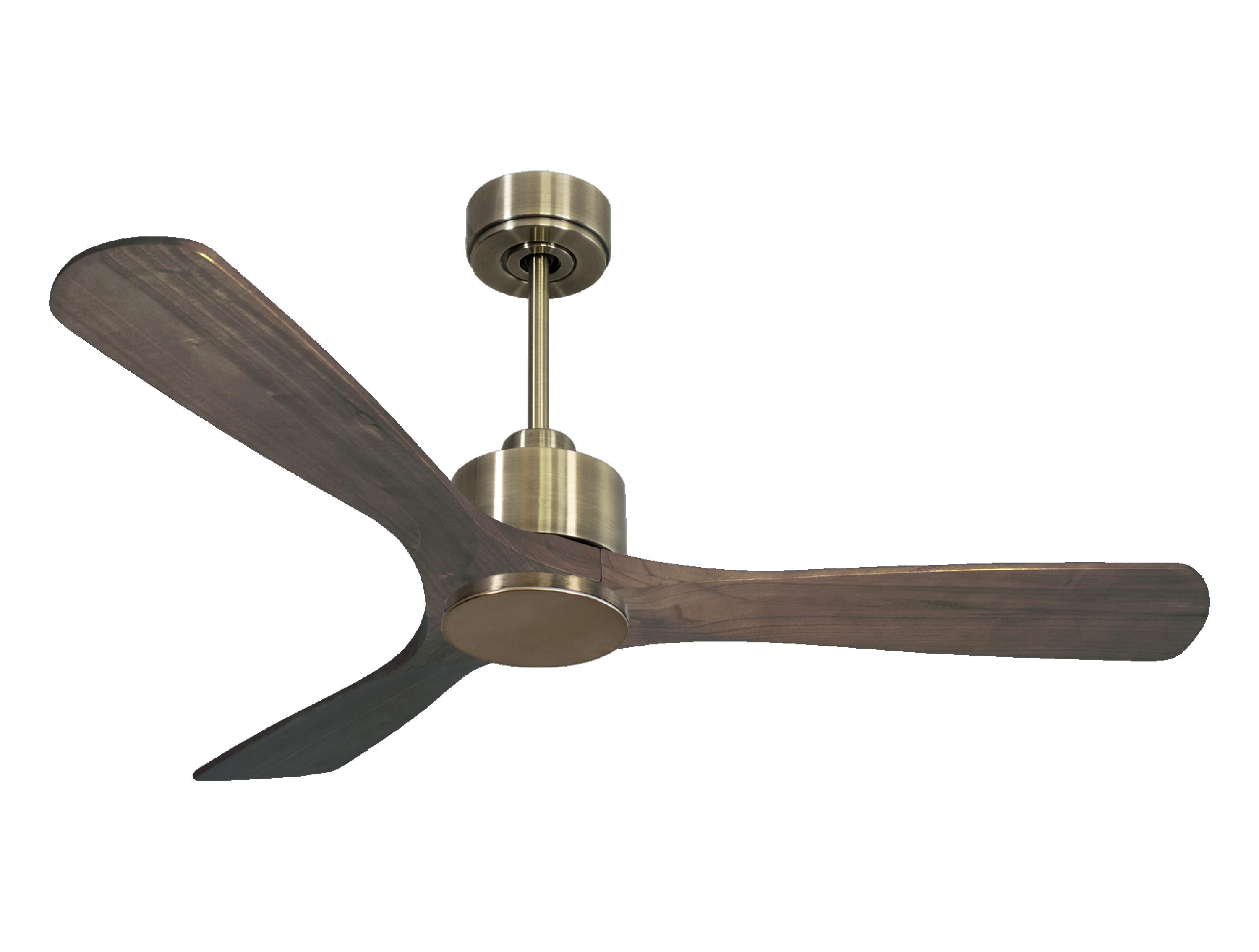 Ventilatore da soffitto Reversibile Termostato Wifi Motore CC Tetti inclinati Telecomando Hypersilence Memoria
