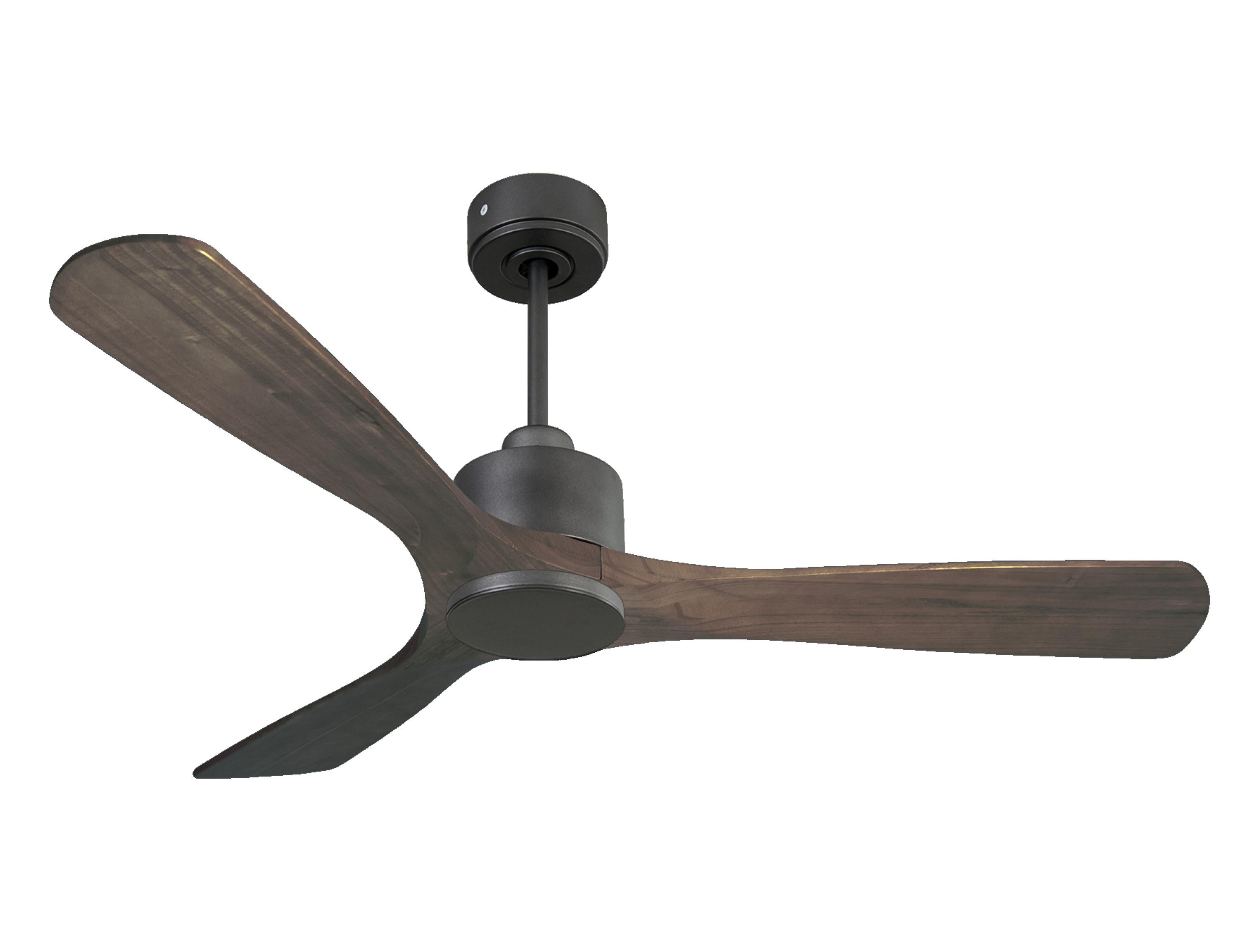 Ventilatore da soffitto Reversibile Termostato Wifi Motore CC Tetti inclinati Telecomando Hypersilence Memoria