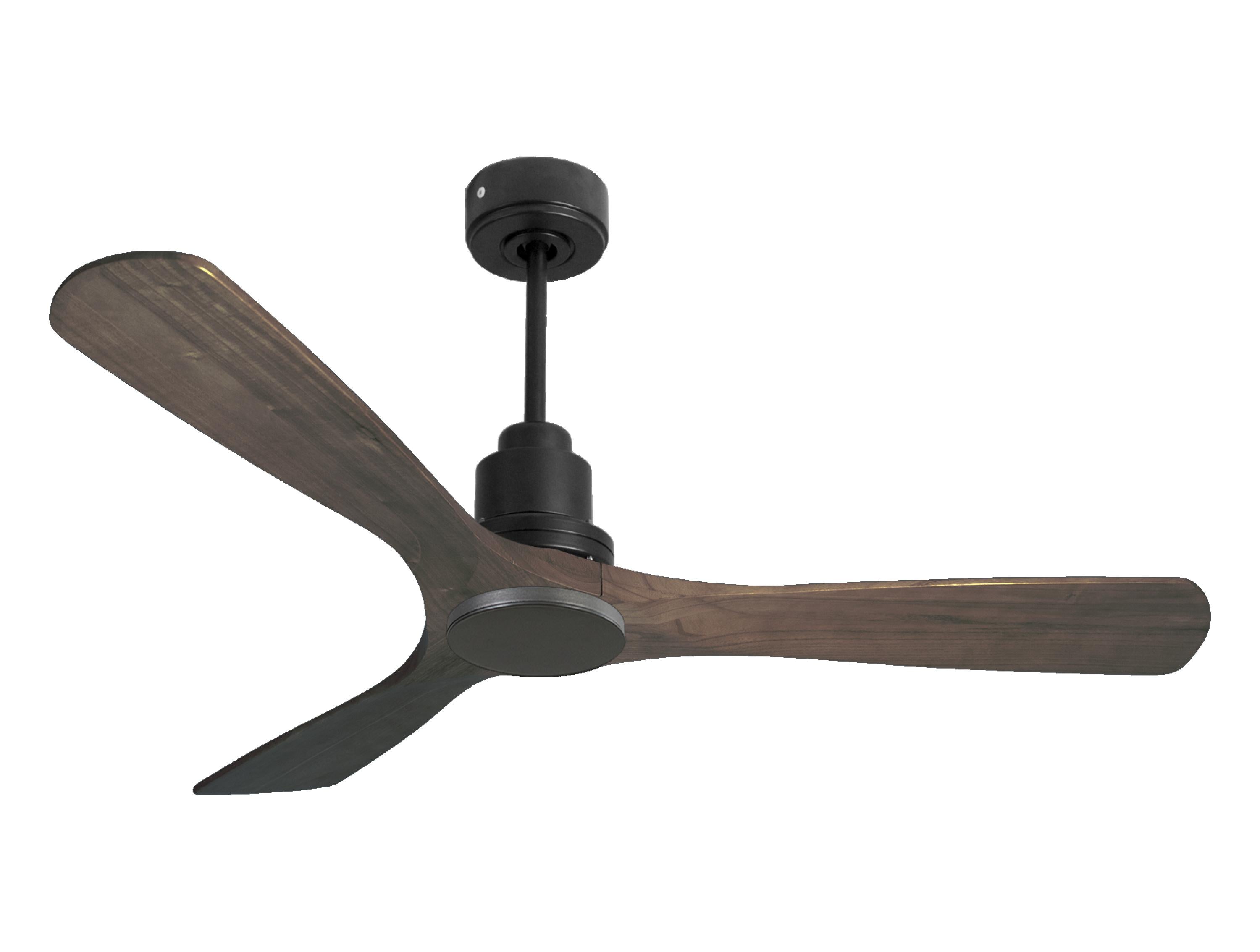 Ventilatore da soffitto Reversibile Termostato Wifi Motore CC Tetti inclinati Telecomando Hypersilence Memoria Shopify Vendible (AUTOMATICO)