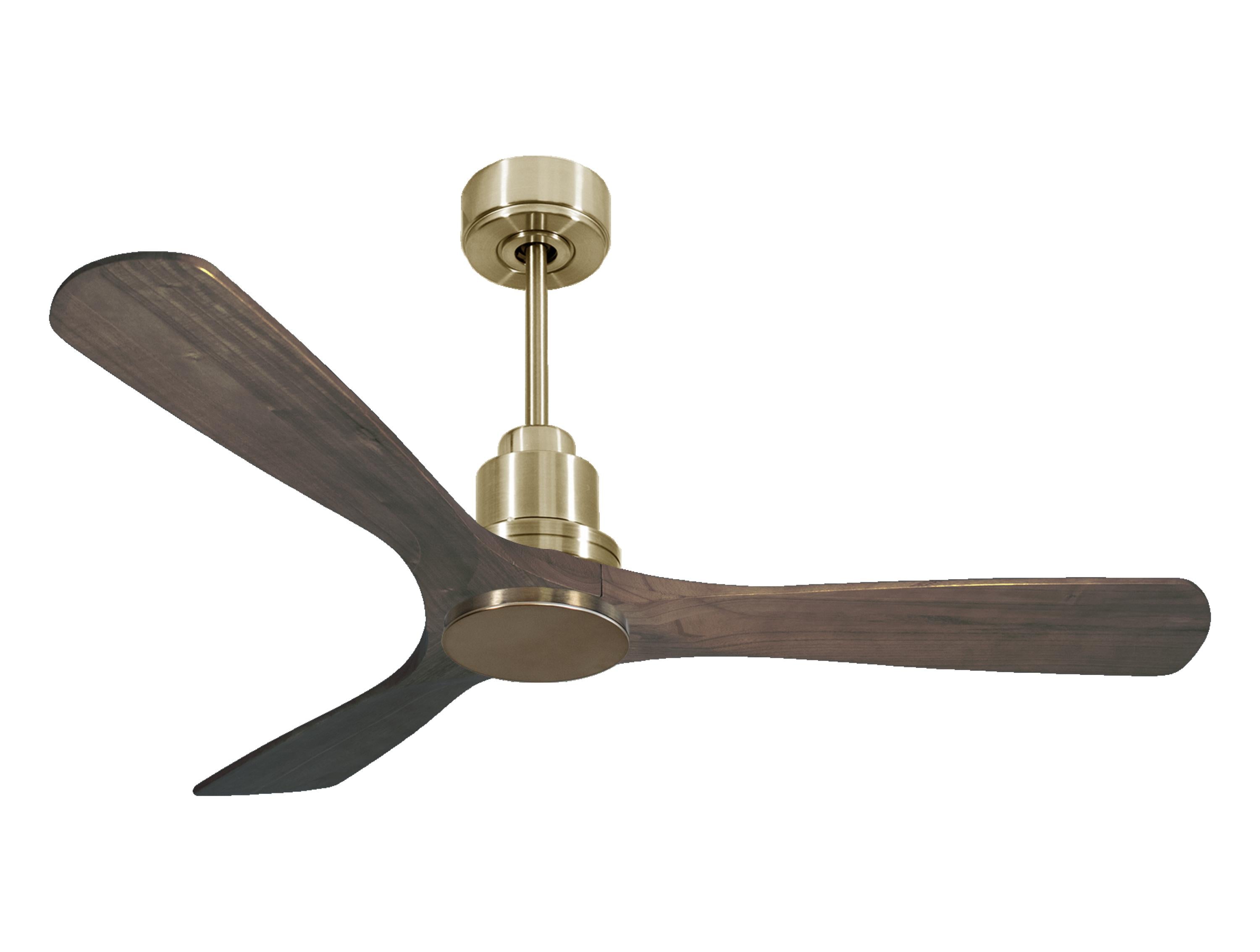 Ventilatore da soffitto Reversibile Termostato Wifi Motore CC Tetti inclinati Telecomando Hypersilence Memoria