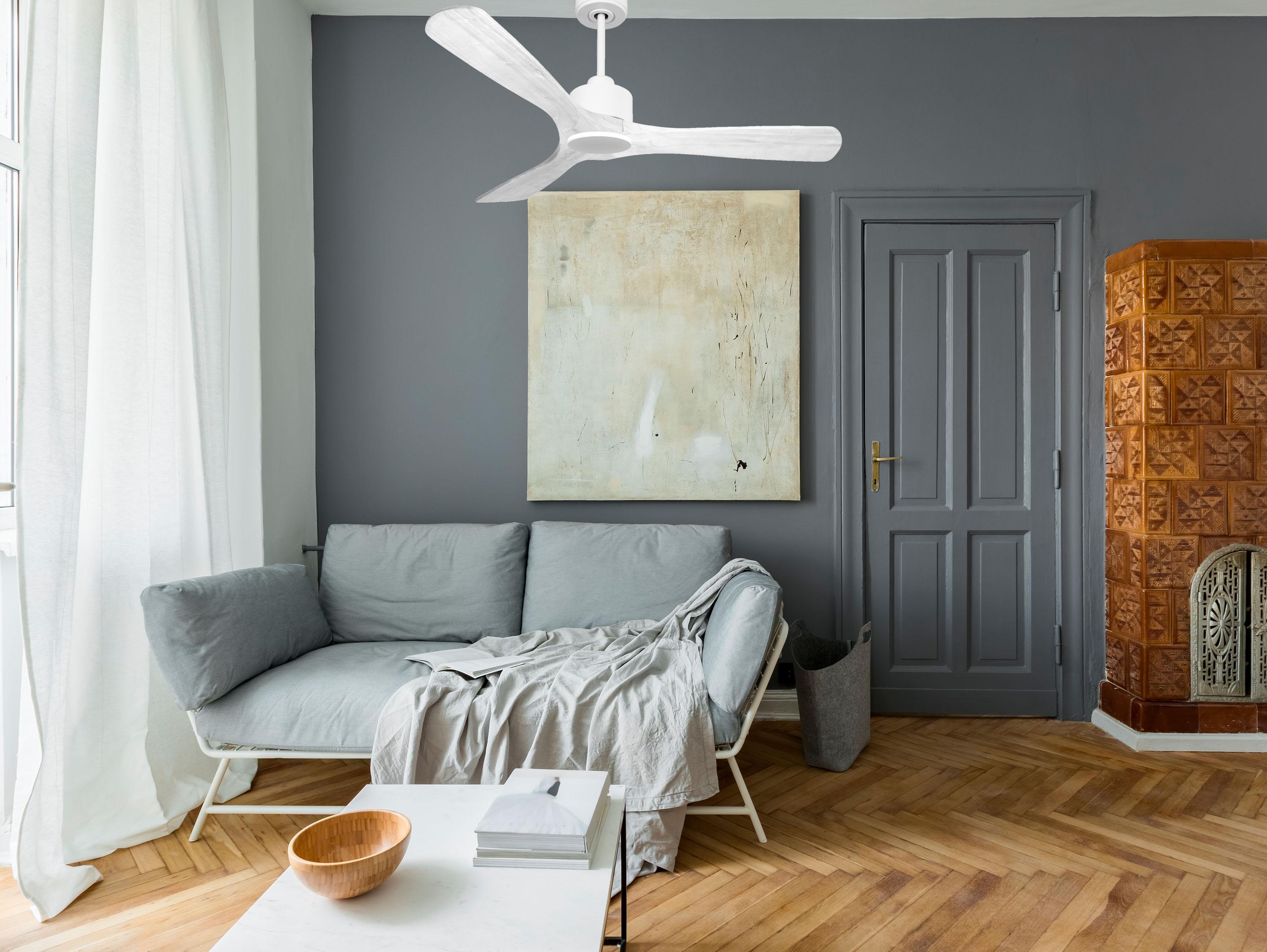 Ventilatore da soffitto Wifi Motore CC Telecomando Hypersilence Memoria