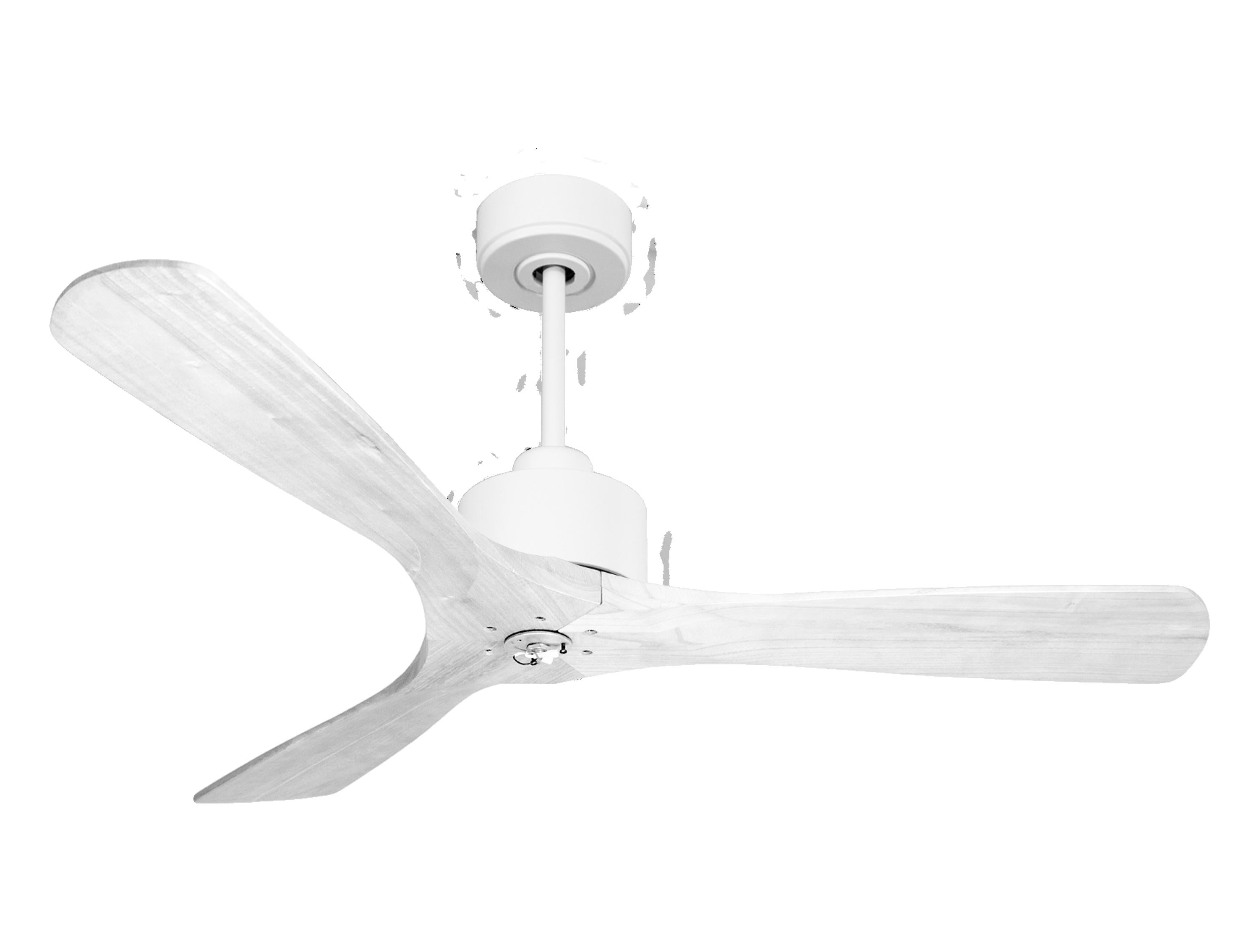 Ventilatore da soffitto Reversibile Termostato Dimmabile Wifi Motore CC Tetti inclinati Telecomando Luce a tre toni Hypersilence Memoria Shopify Vendible (AUTOMATICO)