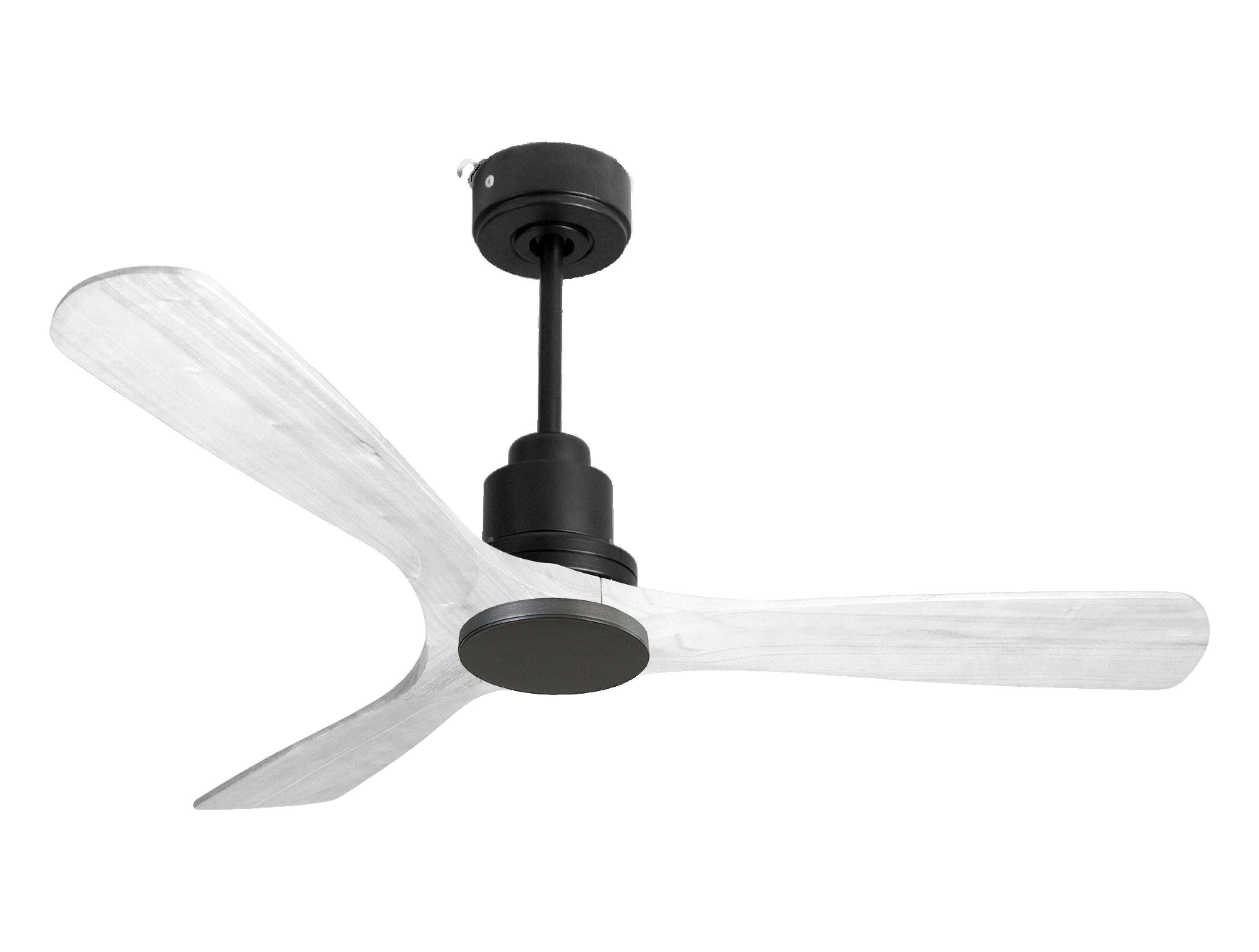Ventilatore da soffitto Reversibile Termostato Wifi Motore CC Tetti inclinati Telecomando Hypersilence Memoria Shopify Vendible (AUTOMATICO)