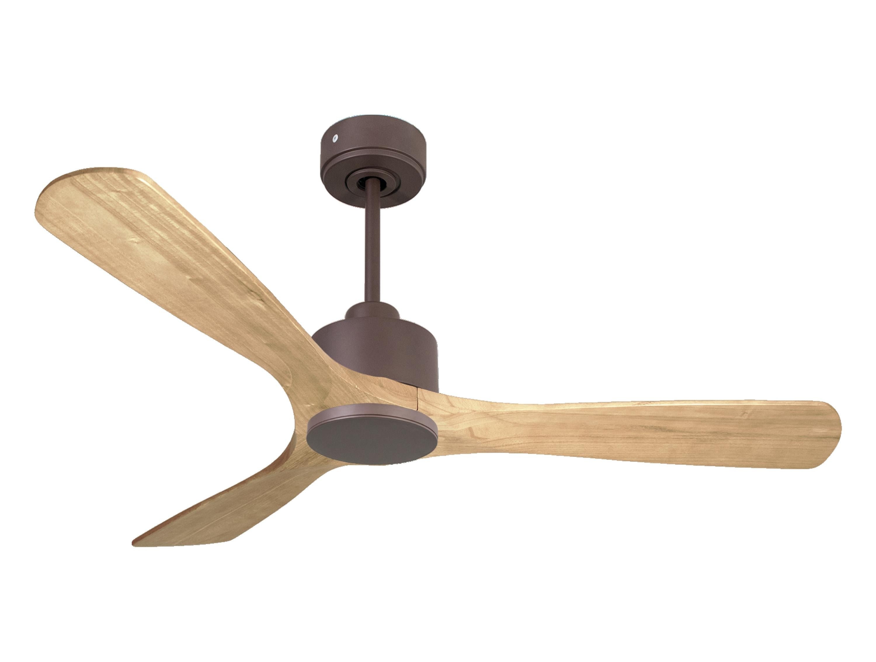 Ventilatore da soffitto Reversibile Termostato Wifi Motore CC Tetti inclinati Telecomando Hypersilence Memoria