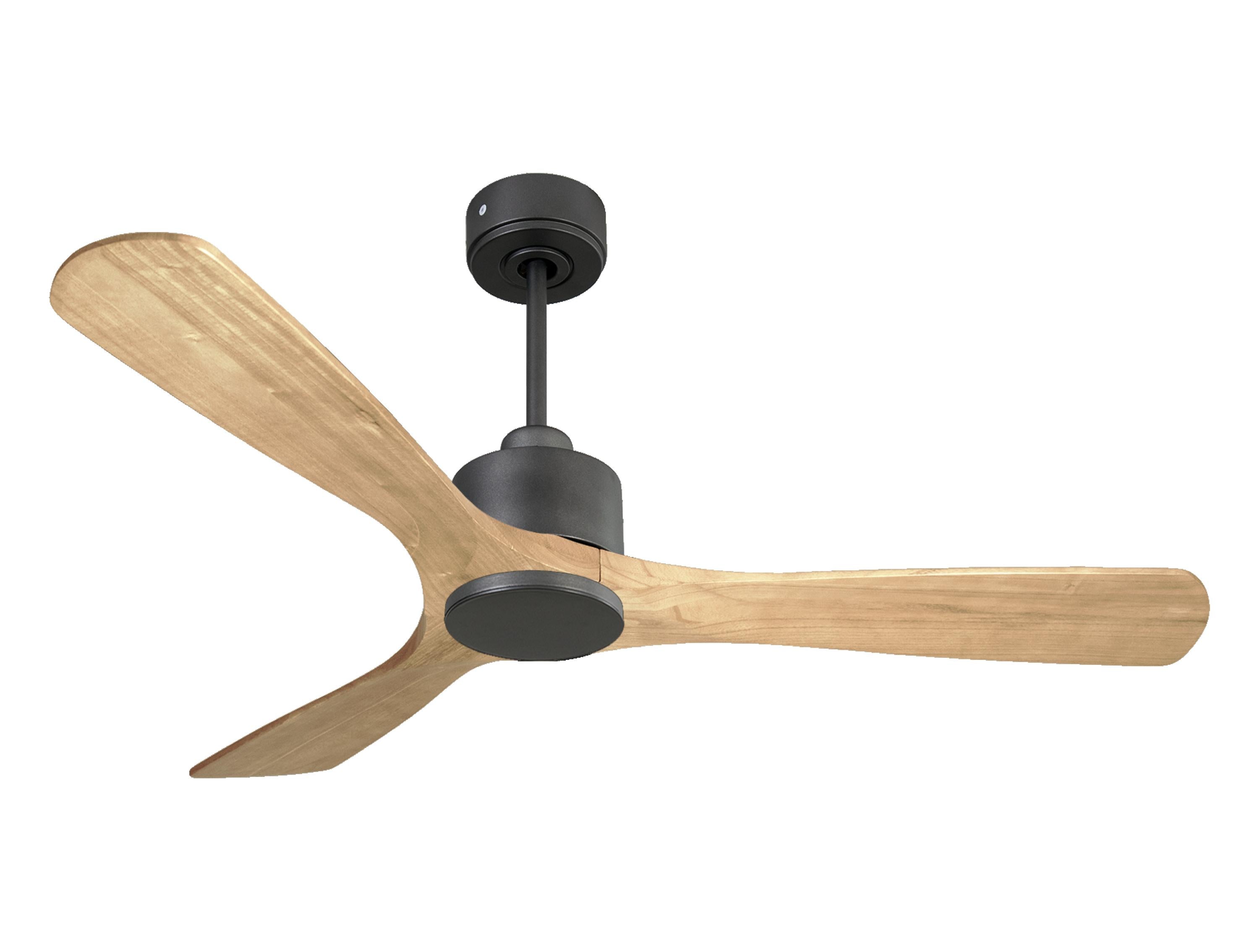 Ventilatore da soffitto Reversibile Termostato Wifi Motore CC Tetti inclinati Telecomando Hypersilence Memoria