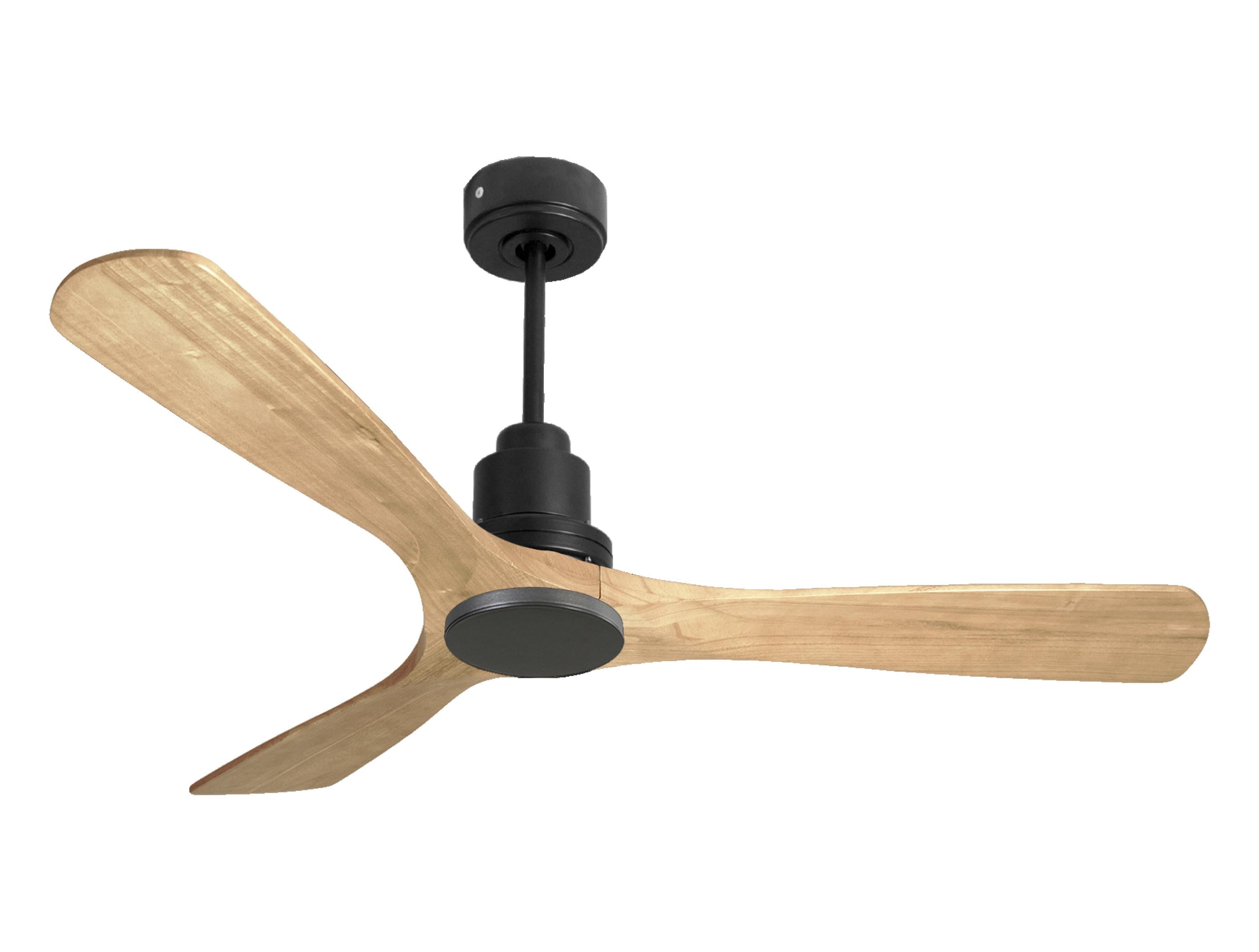 Ventilatore da soffitto Reversibile Termostato Wifi Motore CC Tetti inclinati Telecomando Hypersilence Memoria Shopify Vendible (AUTOMATICO)
