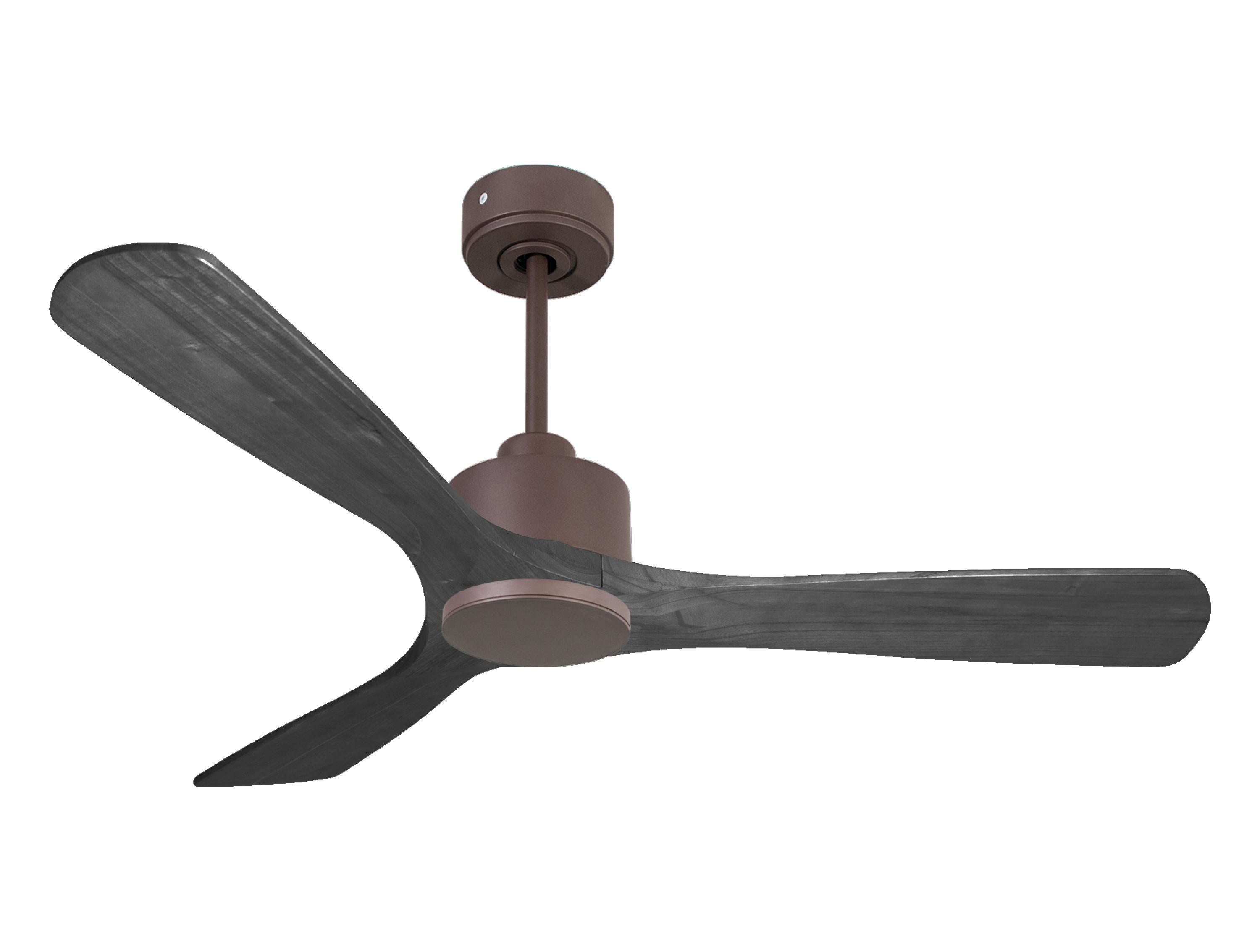 Ventilatore da soffitto Reversibile Termostato Wifi Motore CC Tetti inclinati Telecomando Hypersilence Memoria