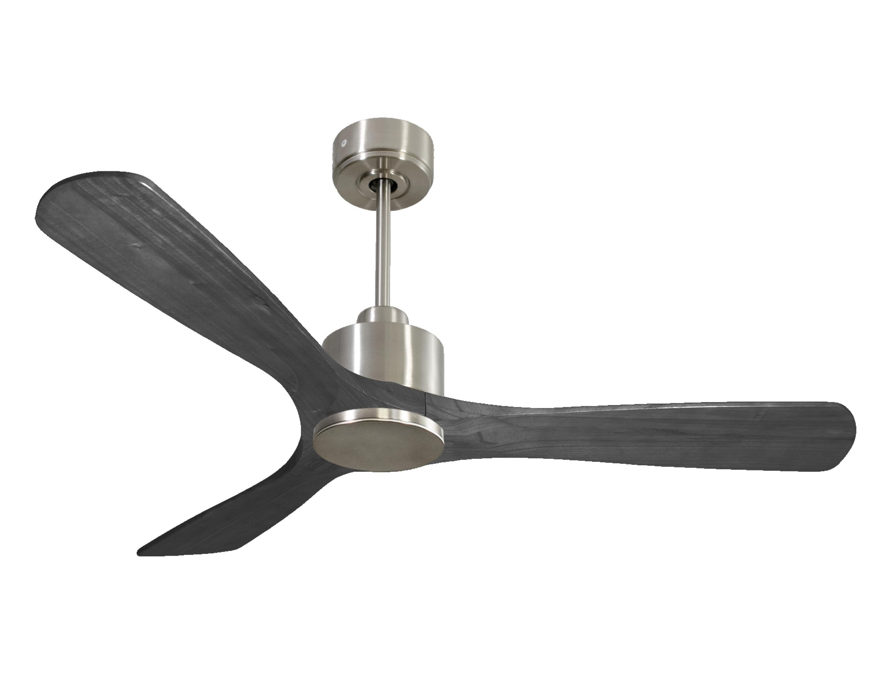 Ventilatore da soffitto Reversibile Termostato Wifi Motore CC Tetti inclinati Telecomando Hypersilence Memoria