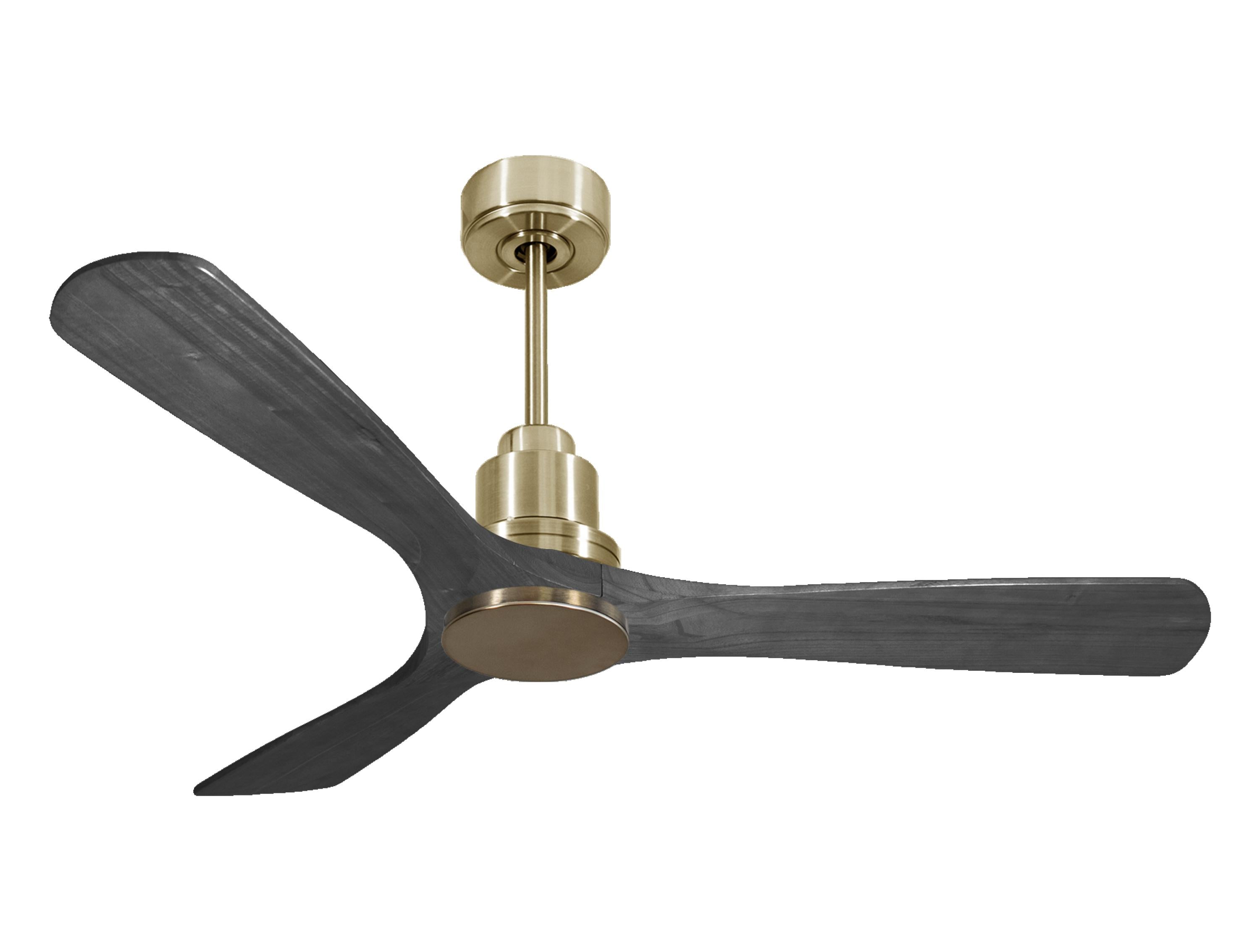 Ventilatore da soffitto Reversibile Termostato Wifi Motore CC Tetti inclinati Telecomando Hypersilence Memoria