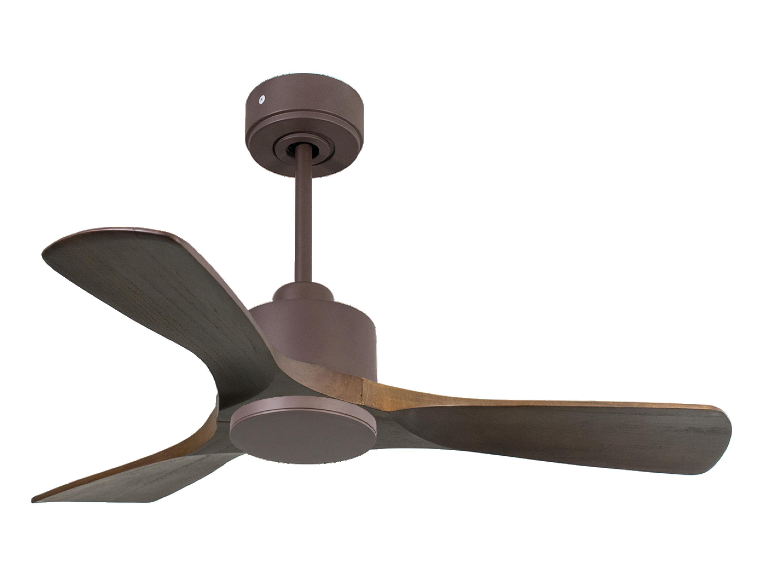 Ventilatore da soffitto Reversibile Termostato Wifi Motore CC Tetti inclinati Telecomando Hypersilence Memoria