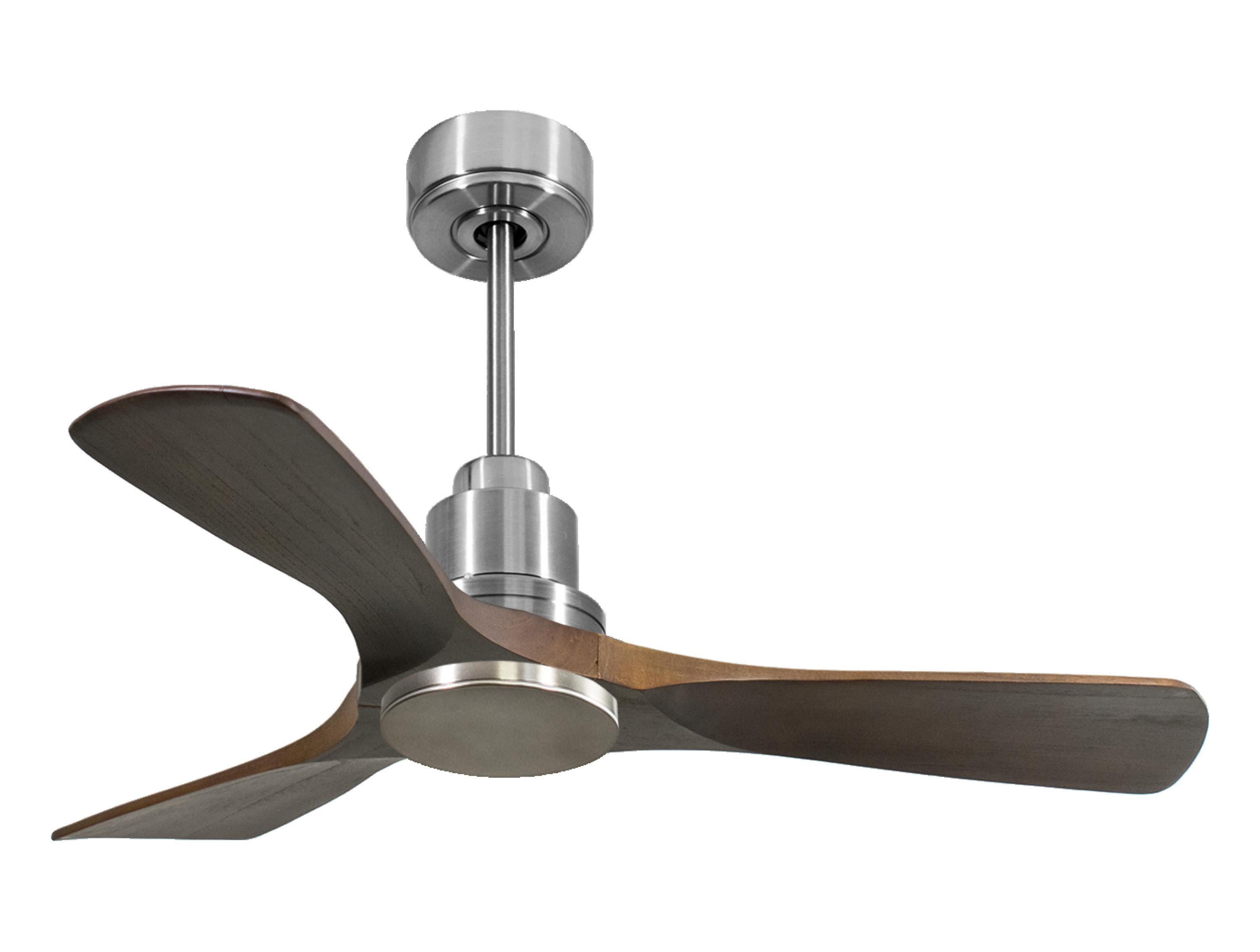 Ventilatore da soffitto Reversibile Termostato Wifi Motore CC Tetti inclinati Telecomando Hypersilence Memoria Shopify Vendible (AUTOMATICO)