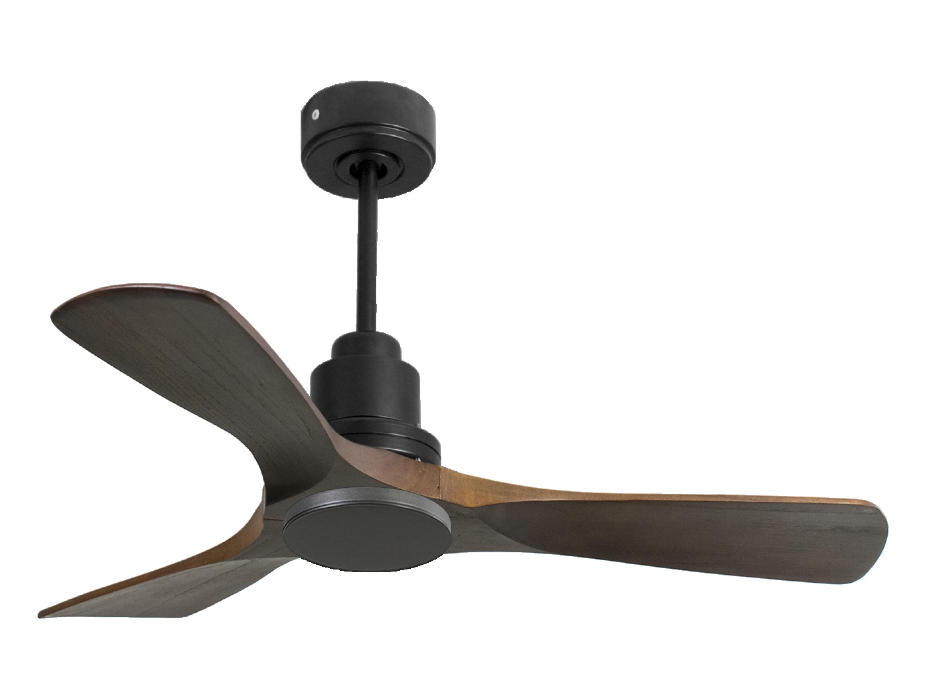 Ventilatore da soffitto Reversibile Termostato Wifi Motore CC Tetti inclinati Telecomando Hypersilence Memoria Shopify Vendible (AUTOMATICO)