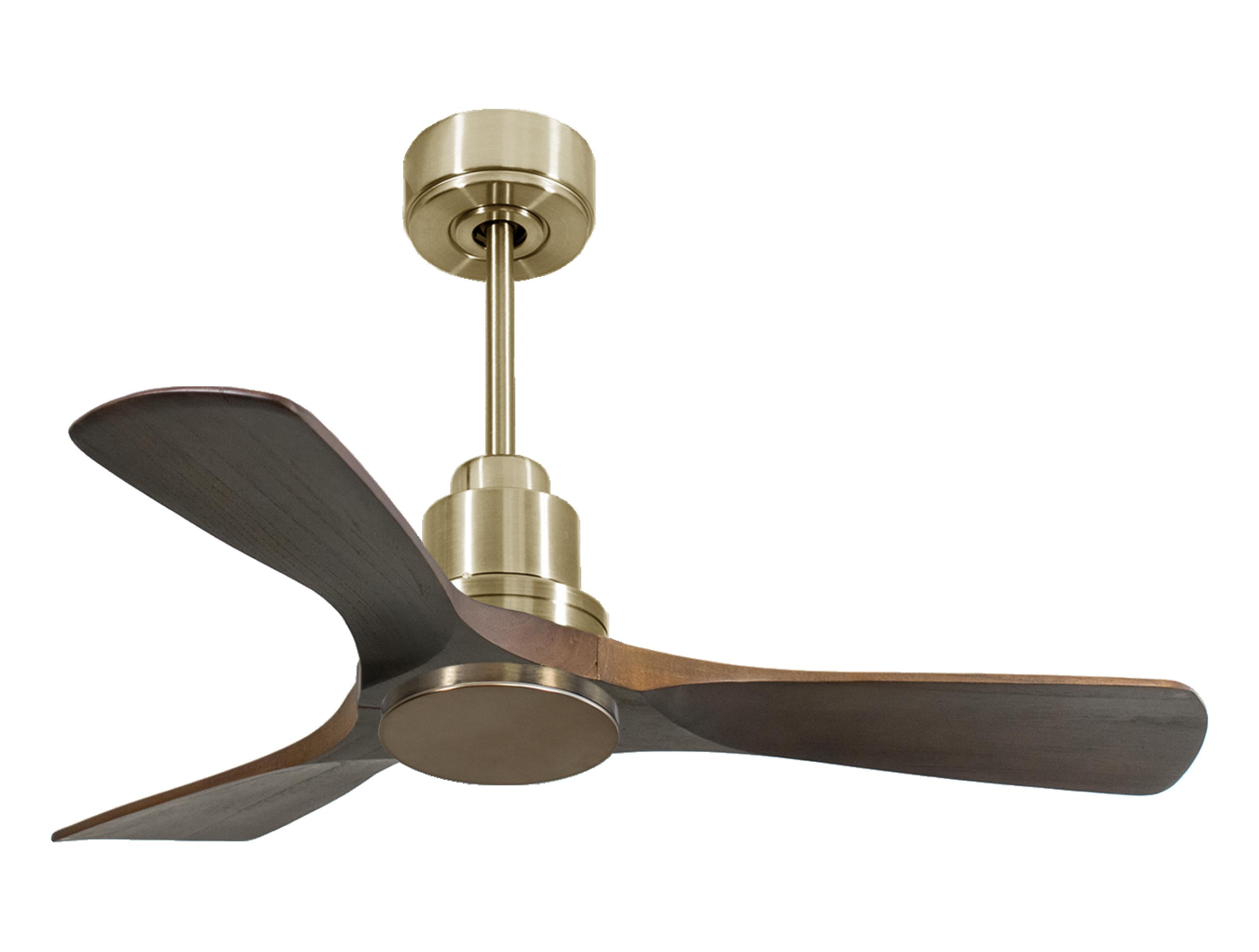 Ventilatore da soffitto Reversibile Termostato Wifi Motore CC Tetti inclinati Telecomando Hypersilence Memoria