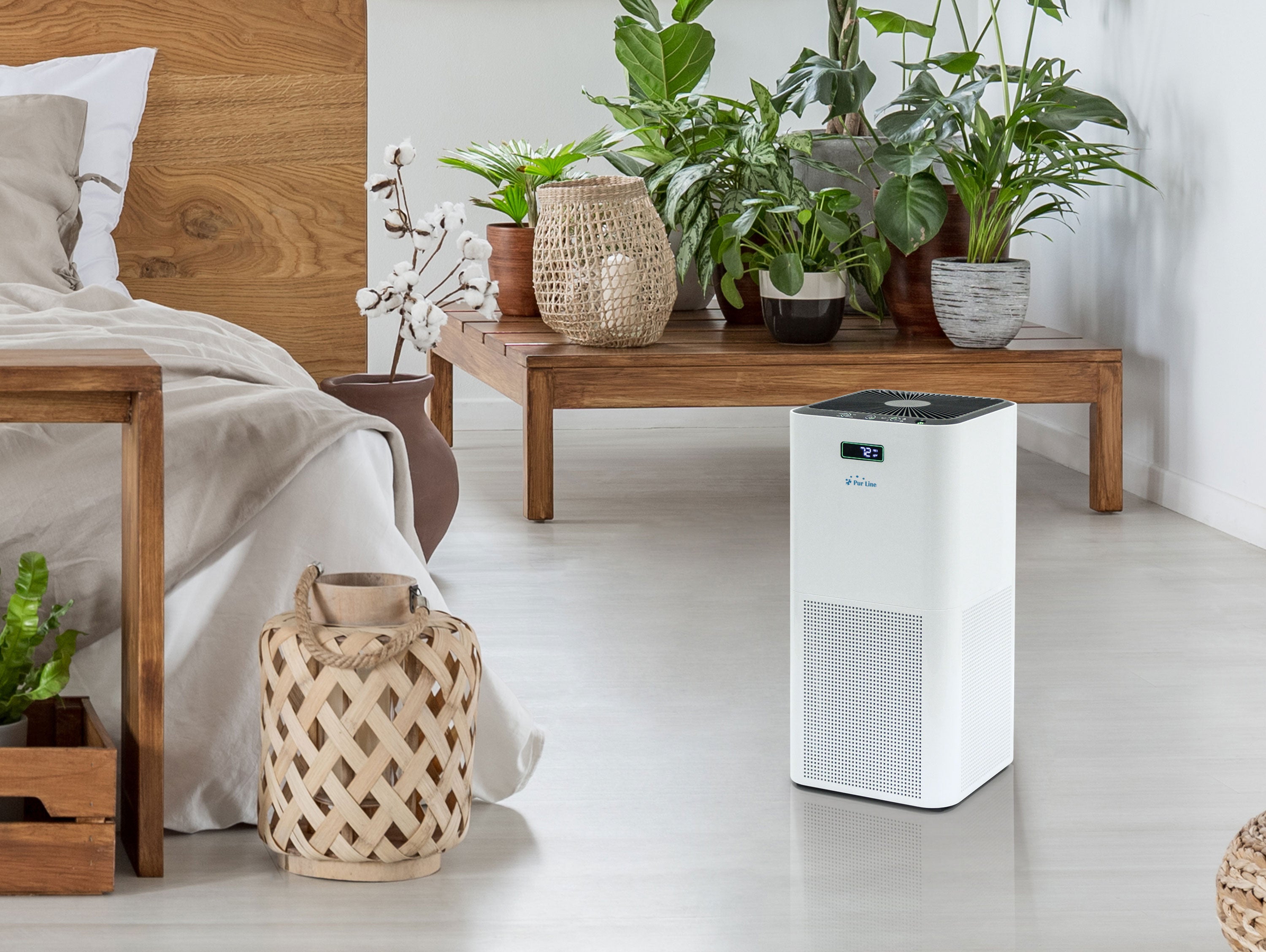 Purificatore d'aria Fresh air 150, filtro HEPA, filtro carbone attivo, filtro catalizzatore a freddo, Purline.