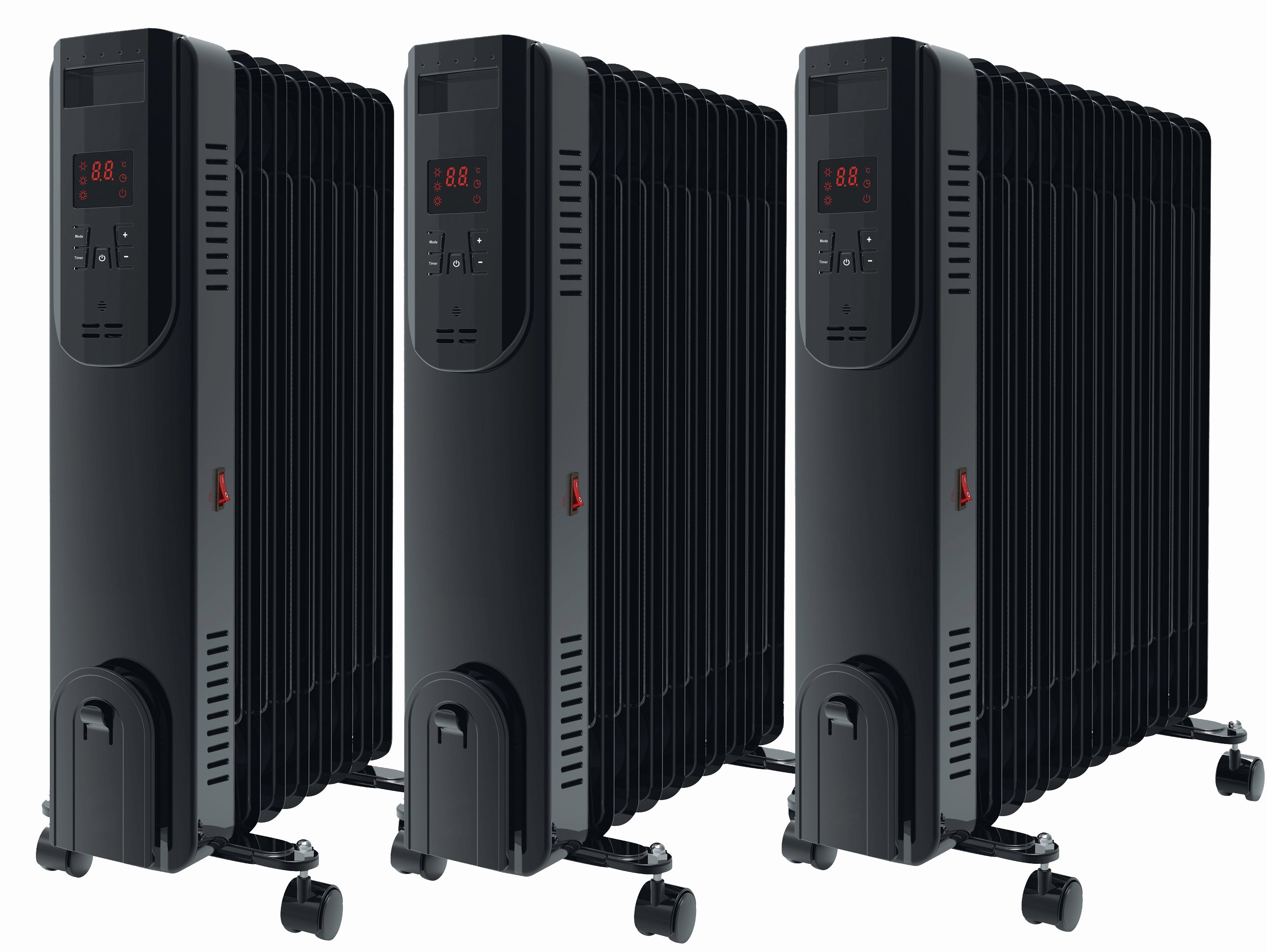 Radiatore a olio a basso consumo da 2000W con controllo WiFi