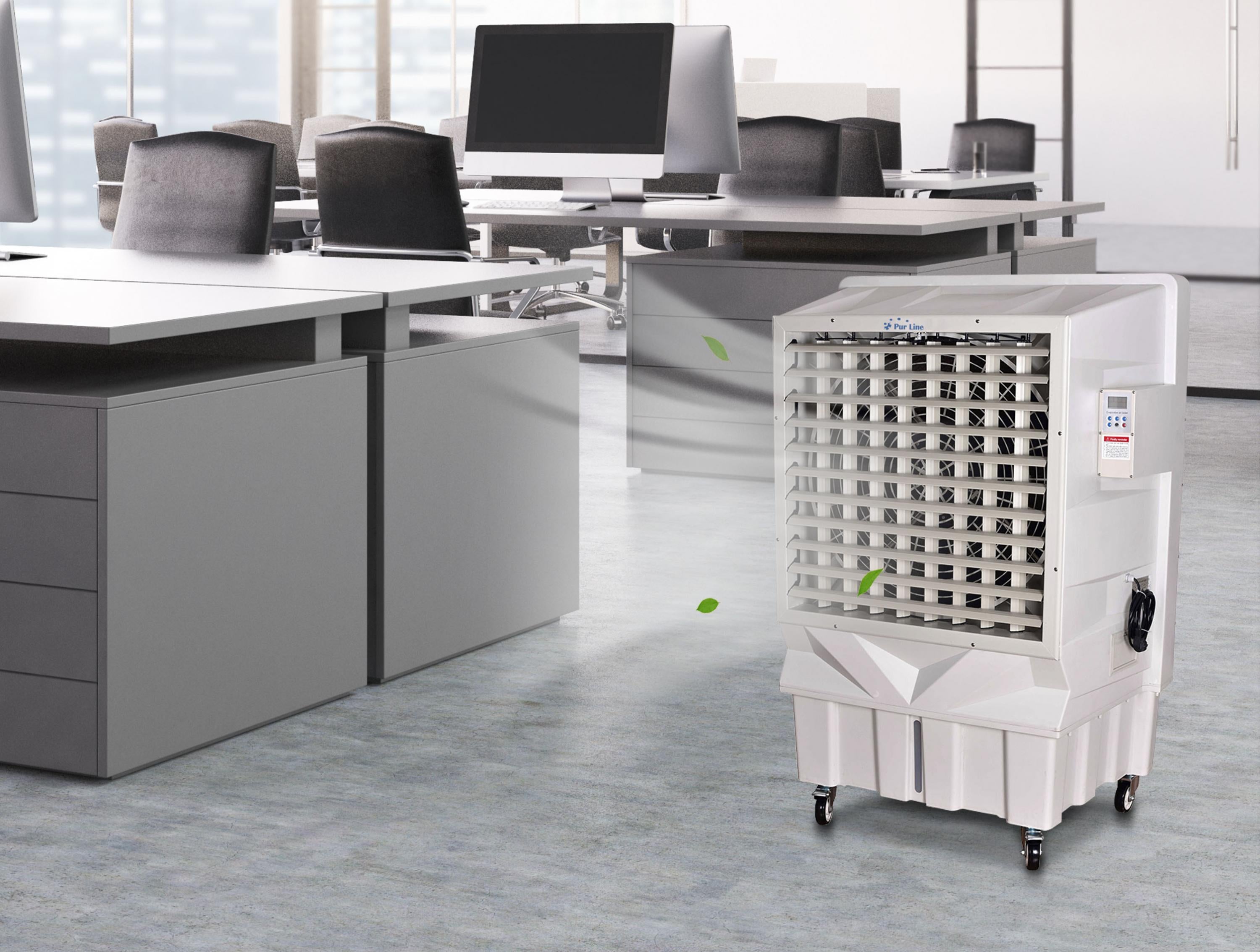 Raffreddatore evaporativo ad alta portata con serbatoio da 100L