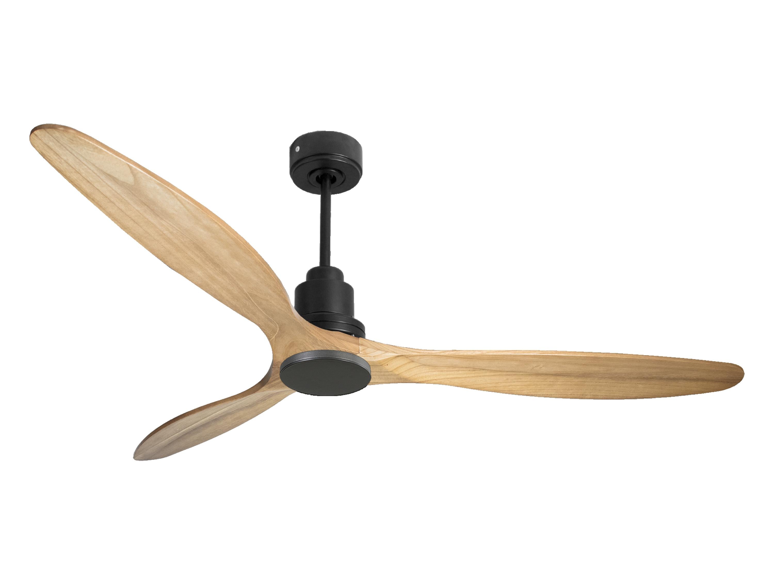 Ventilatore da soffitto Reversibile Termostato Wifi Motore CC Tetti inclinati Telecomando Hypersilence Memoria Shopify Vendible (AUTOMATICO)