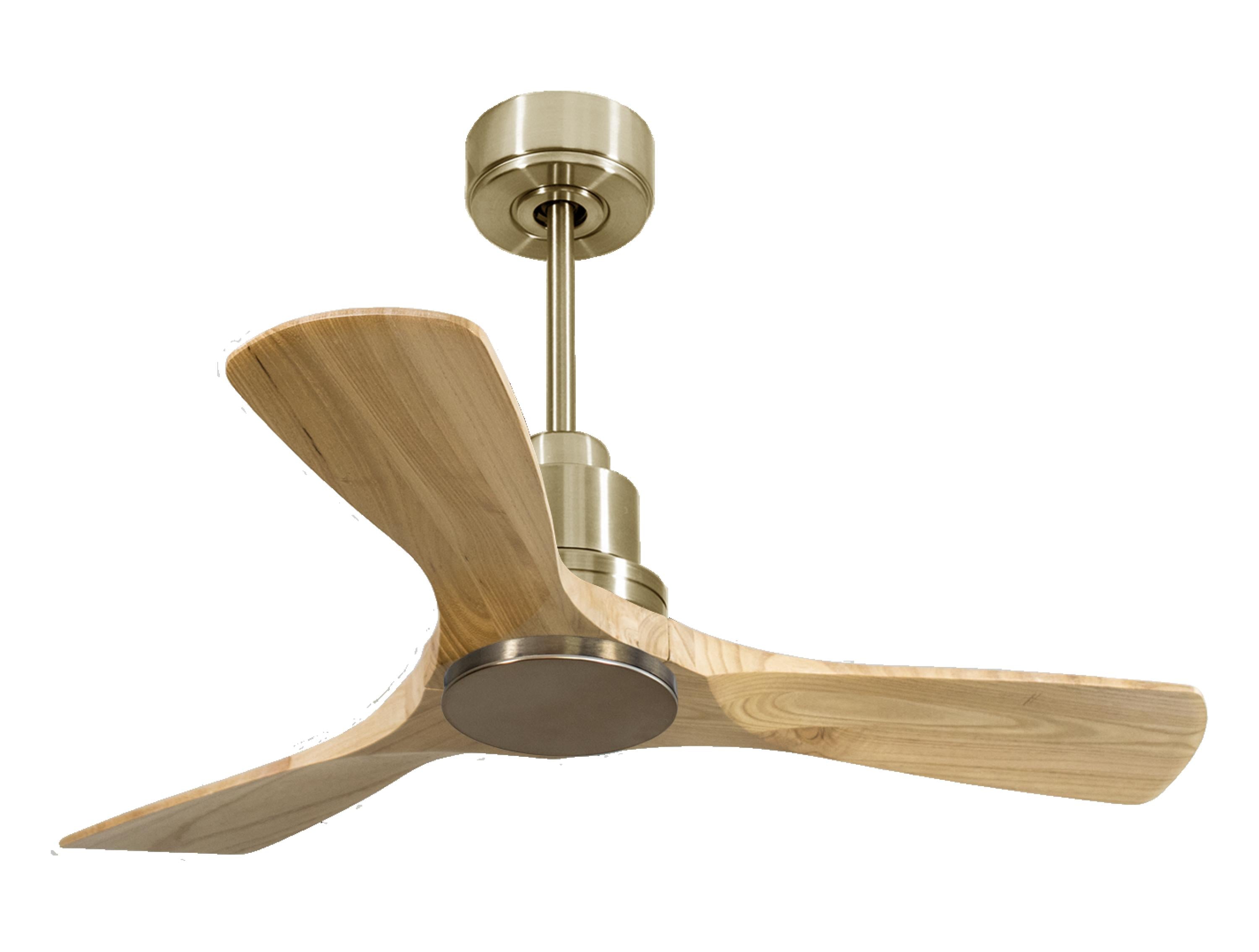 Ventilatore da soffitto Reversibile Termostato Wifi Motore CC Tetti inclinati Telecomando Hypersilence Memoria