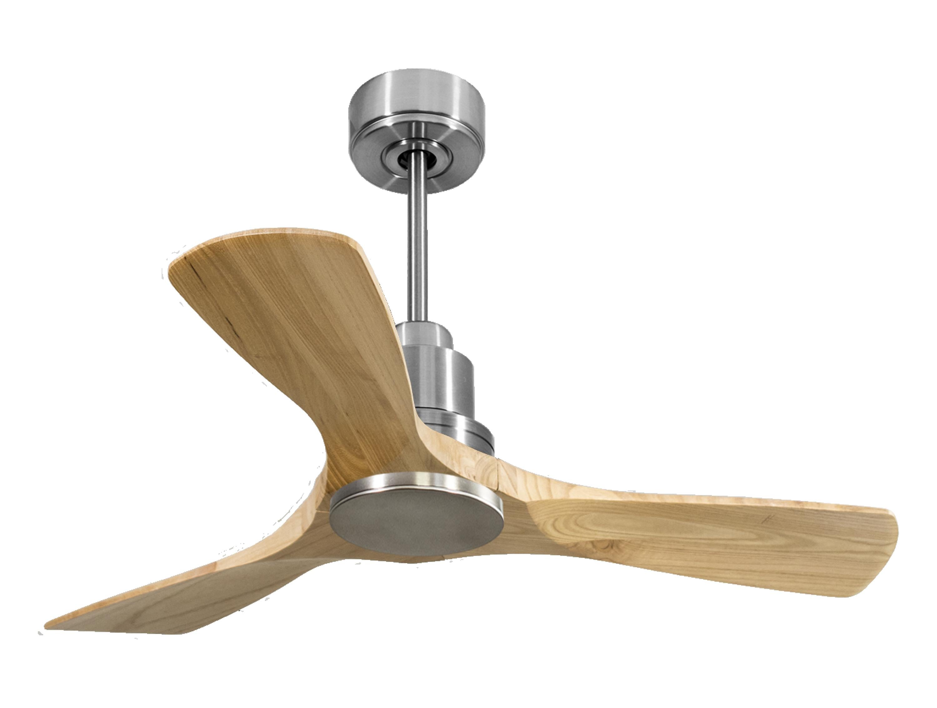 Ventilatore da soffitto Reversibile Termostato Wifi Motore CC Tetti inclinati Telecomando Hypersilence Memoria