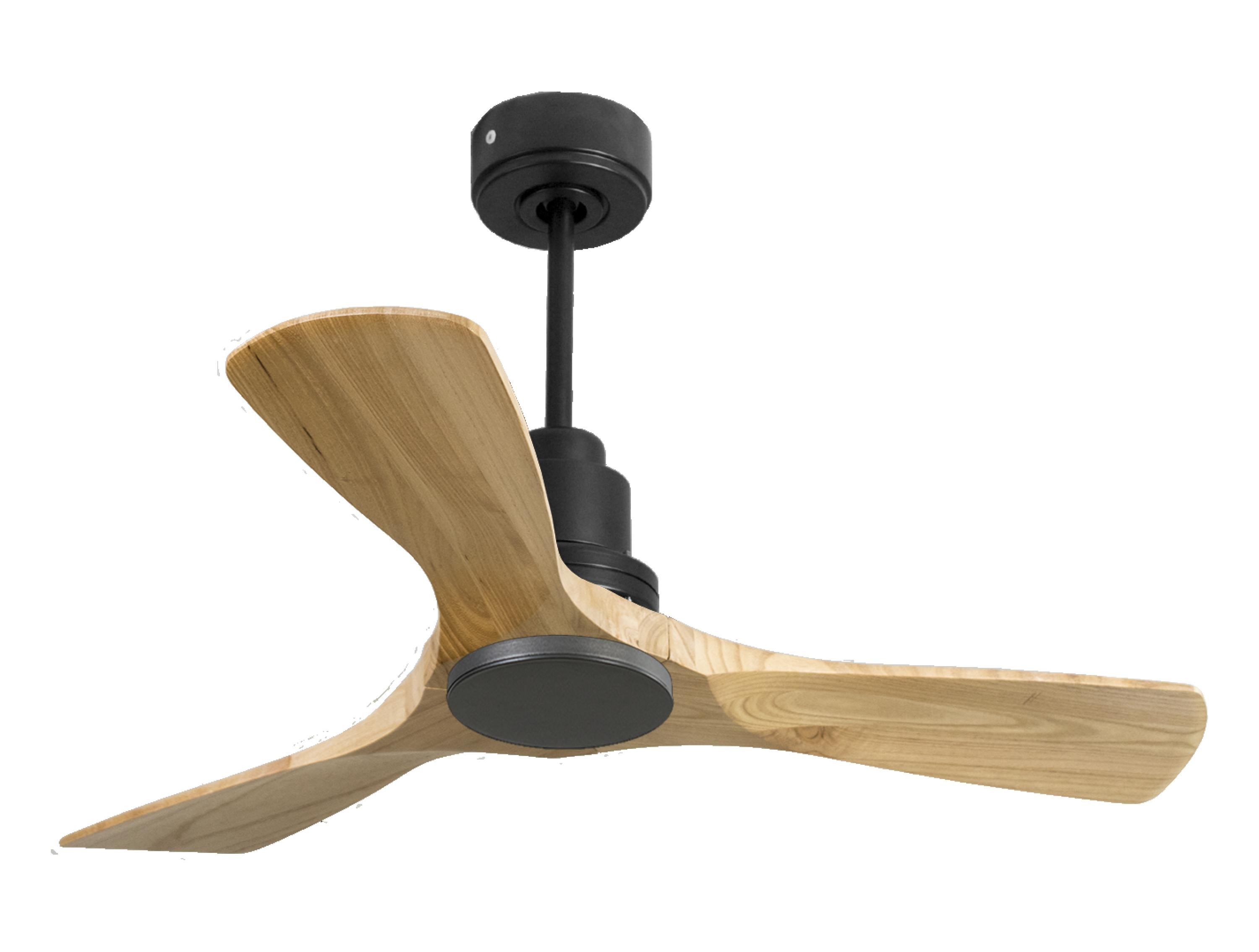 Ventilatore da soffitto Reversibile Termostato Wifi Motore CC Tetti inclinati Telecomando Hypersilence Memoria