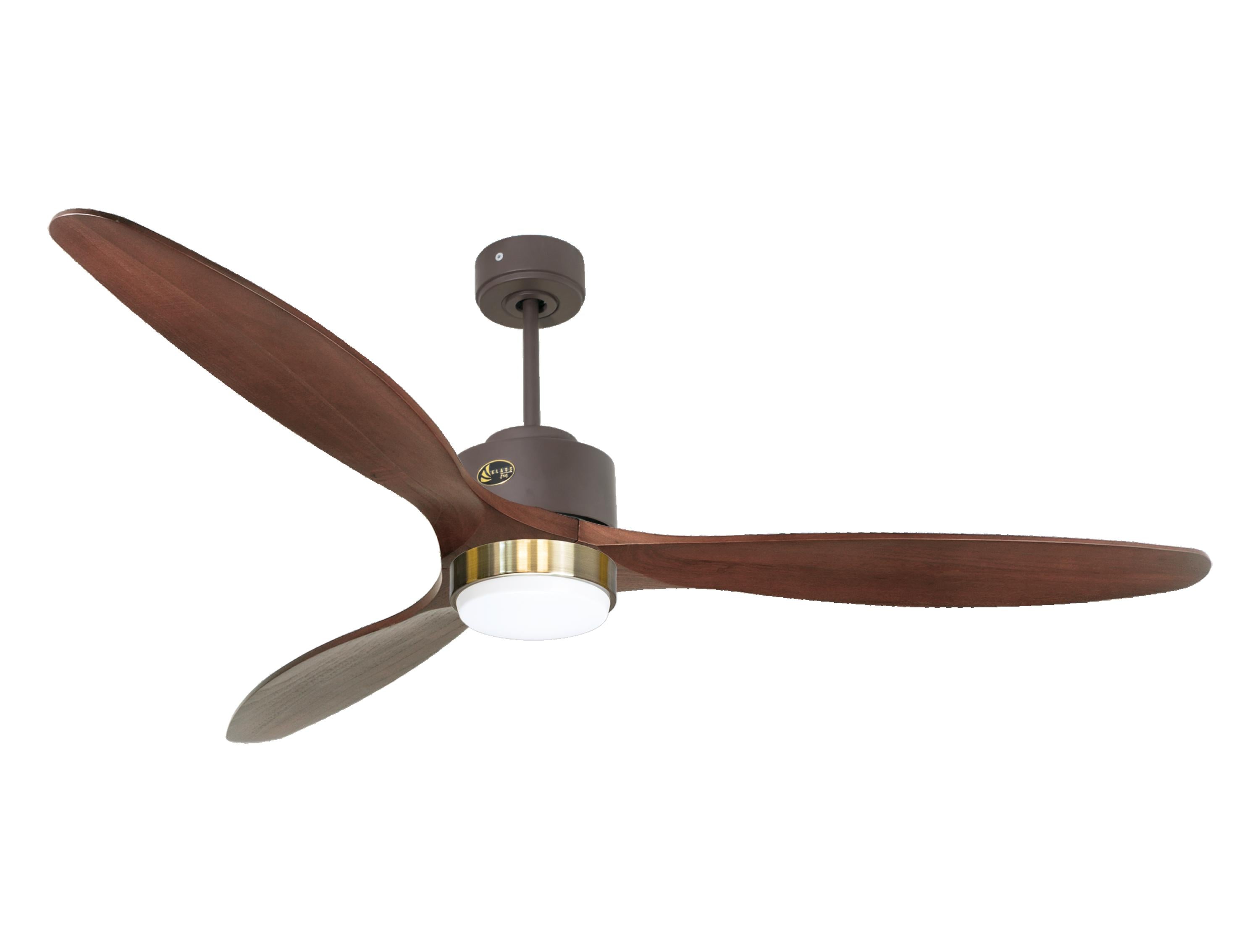 Ventilatore da soffitto Wifi Motore CC Telecomando Luce a tre toni Hypersilence Memoria