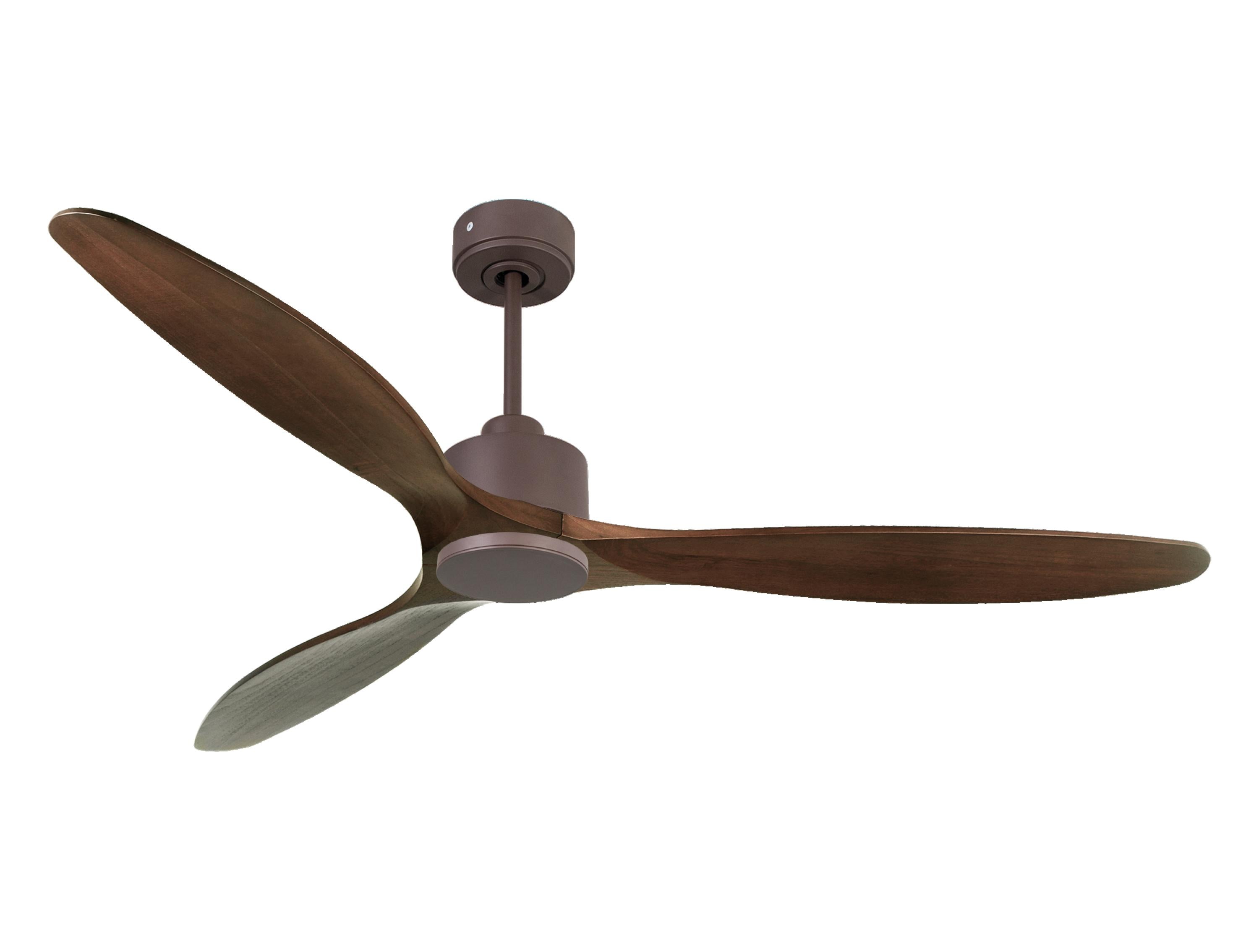 Ventilatore da soffitto Reversibile Termostato Wifi Motore CC Tetti inclinati Telecomando Hypersilence Memoria