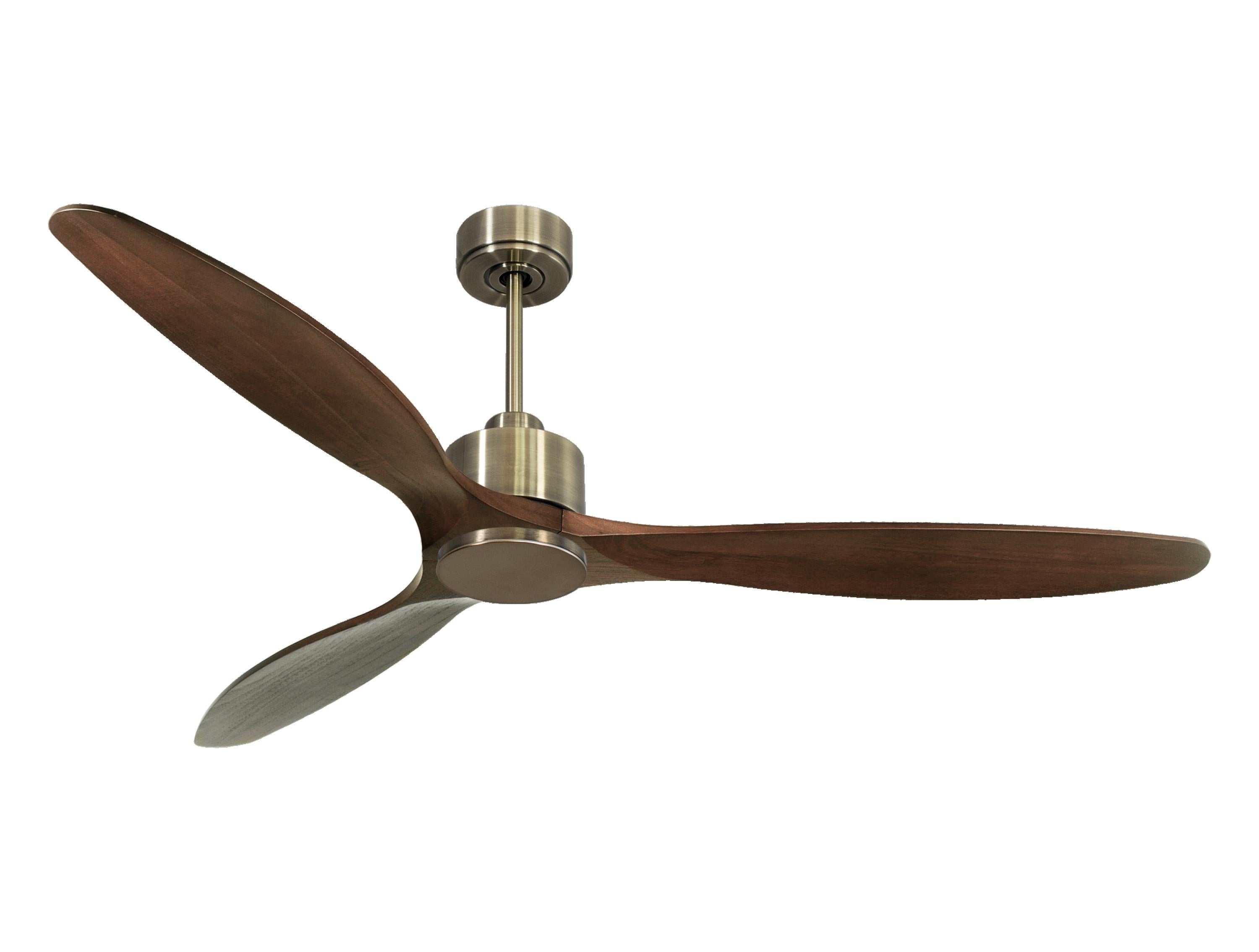 Ventilatore da soffitto Reversibile Termostato Wifi Motore CC Tetti inclinati Telecomando Hypersilence Memoria