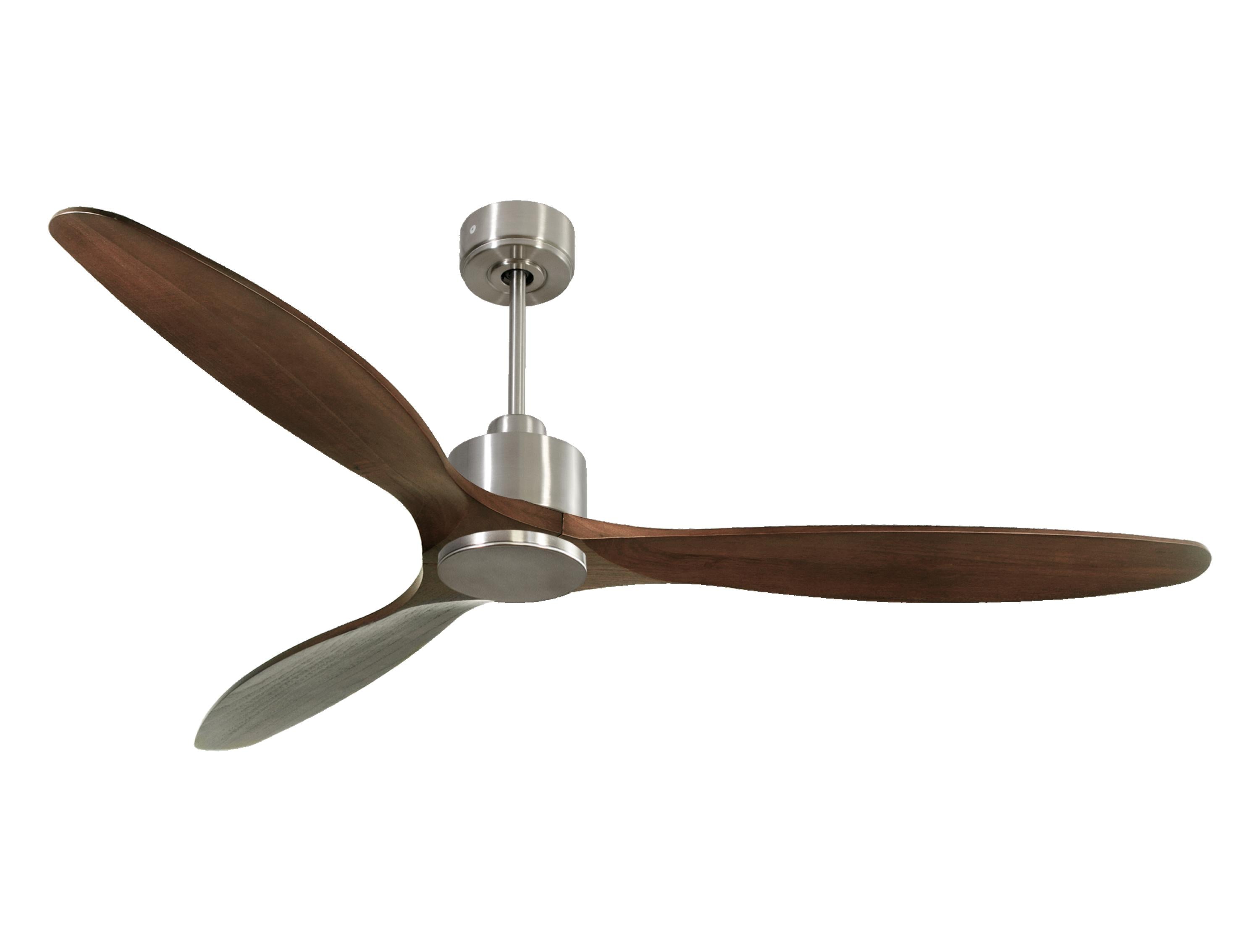 Ventilatore da soffitto Reversibile Termostato Wifi Motore CC Tetti inclinati Telecomando Hypersilence Memoria