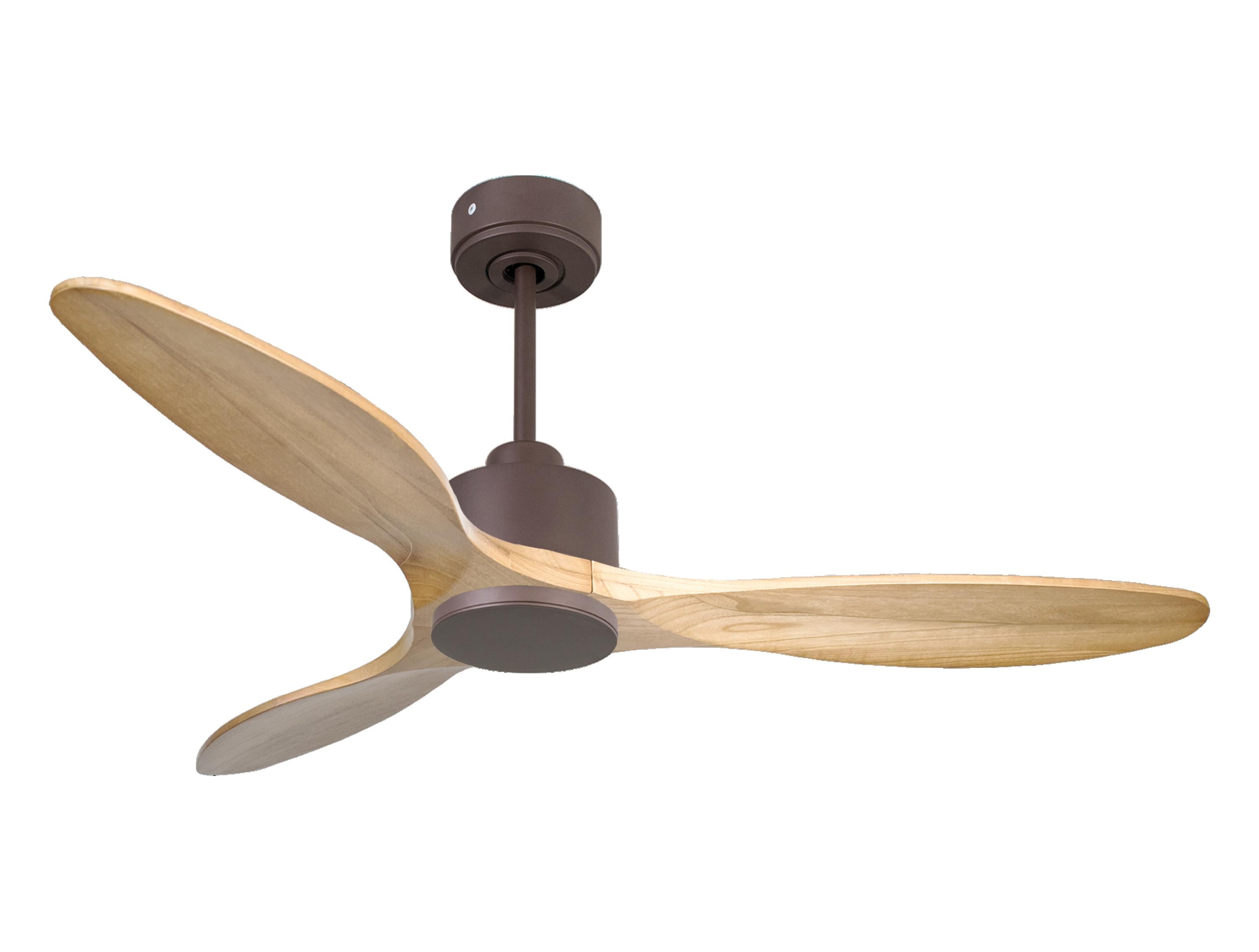 Ventilatore da soffitto Reversibile Termostato Wifi Motore CC Tetti inclinati Telecomando Hypersilence Memoria