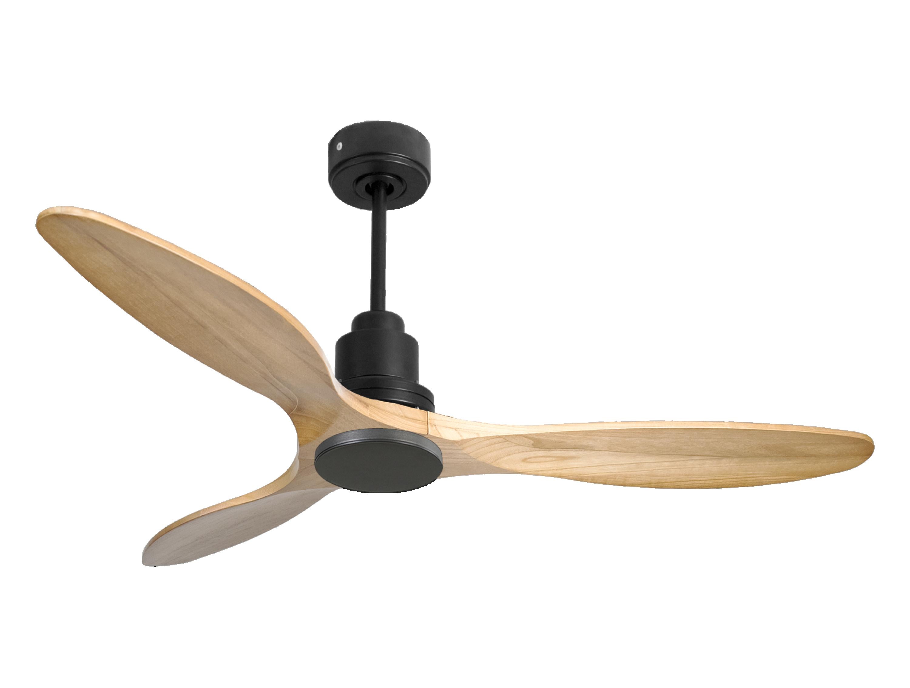 Ventilatore da soffitto Reversibile Termostato Wifi Motore CC Tetti inclinati Telecomando Hypersilence Memoria Shopify Vendible (AUTOMATICO)