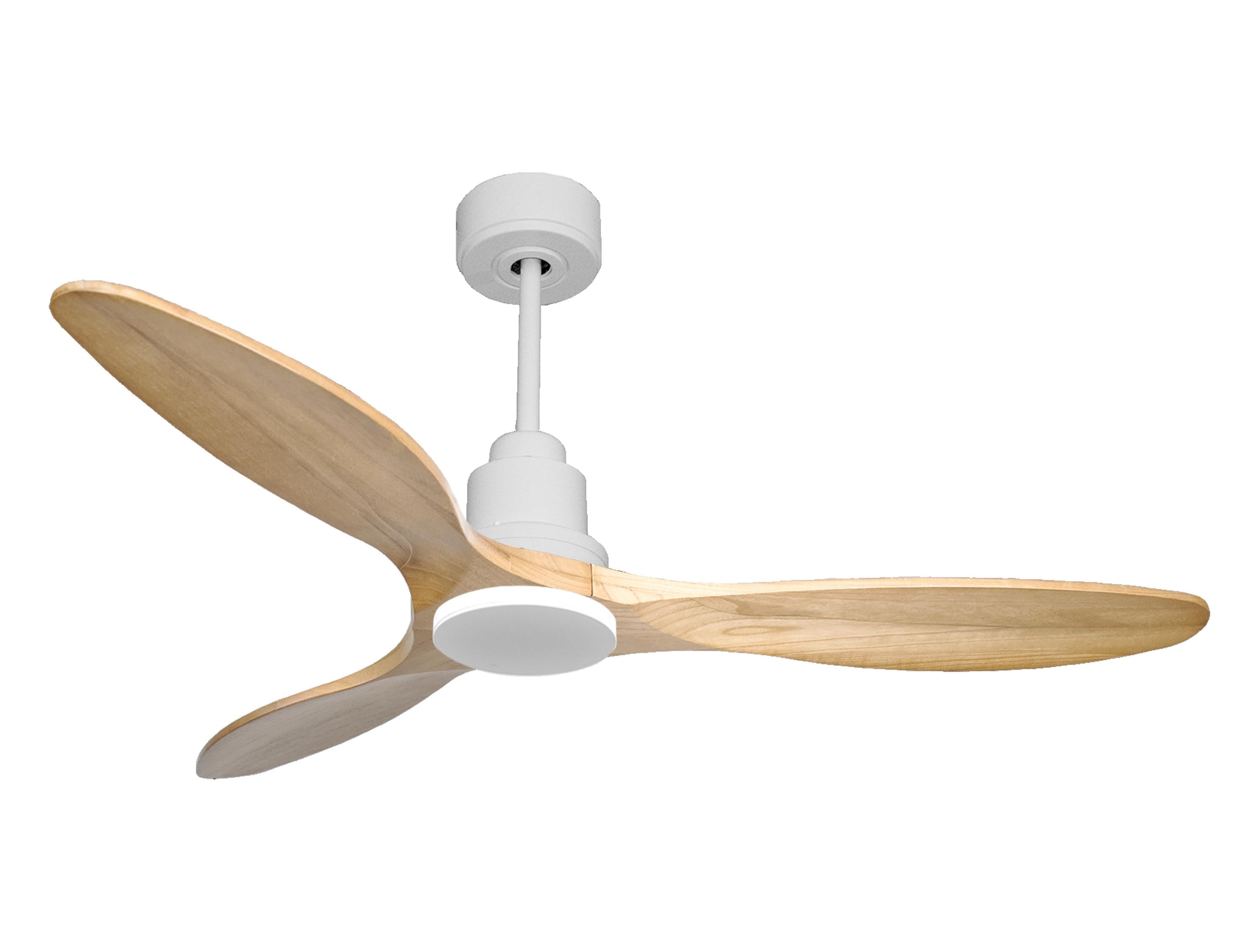 Ventilatore da soffitto Reversibile Termostato Paese vendibile Wifi Motore CC Tetti inclinati Telecomando Hypersilence Memoria