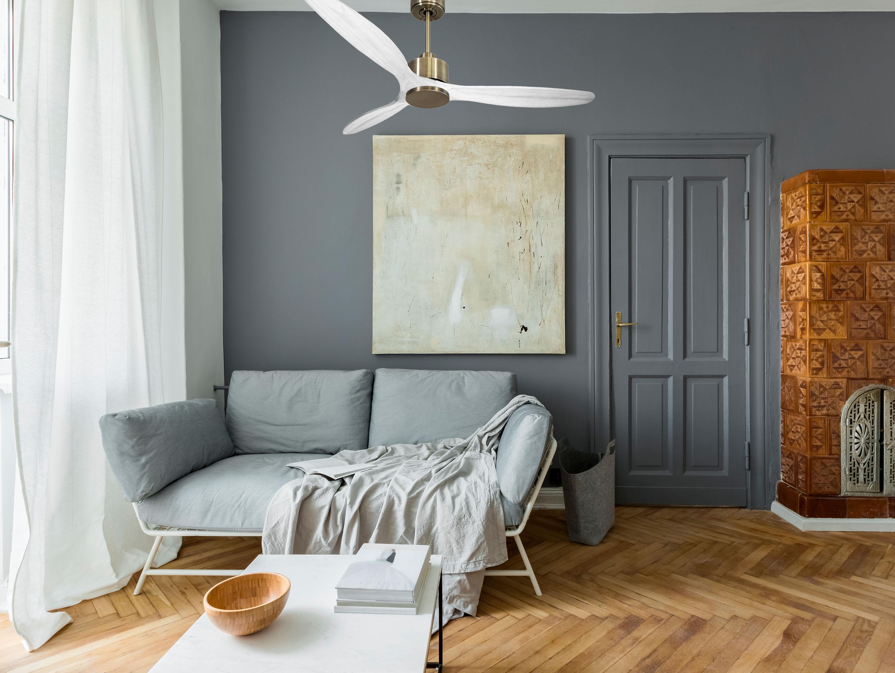 Ventilatore da soffitto Wifi Motore CC Telecomando Hypersilence Memoria