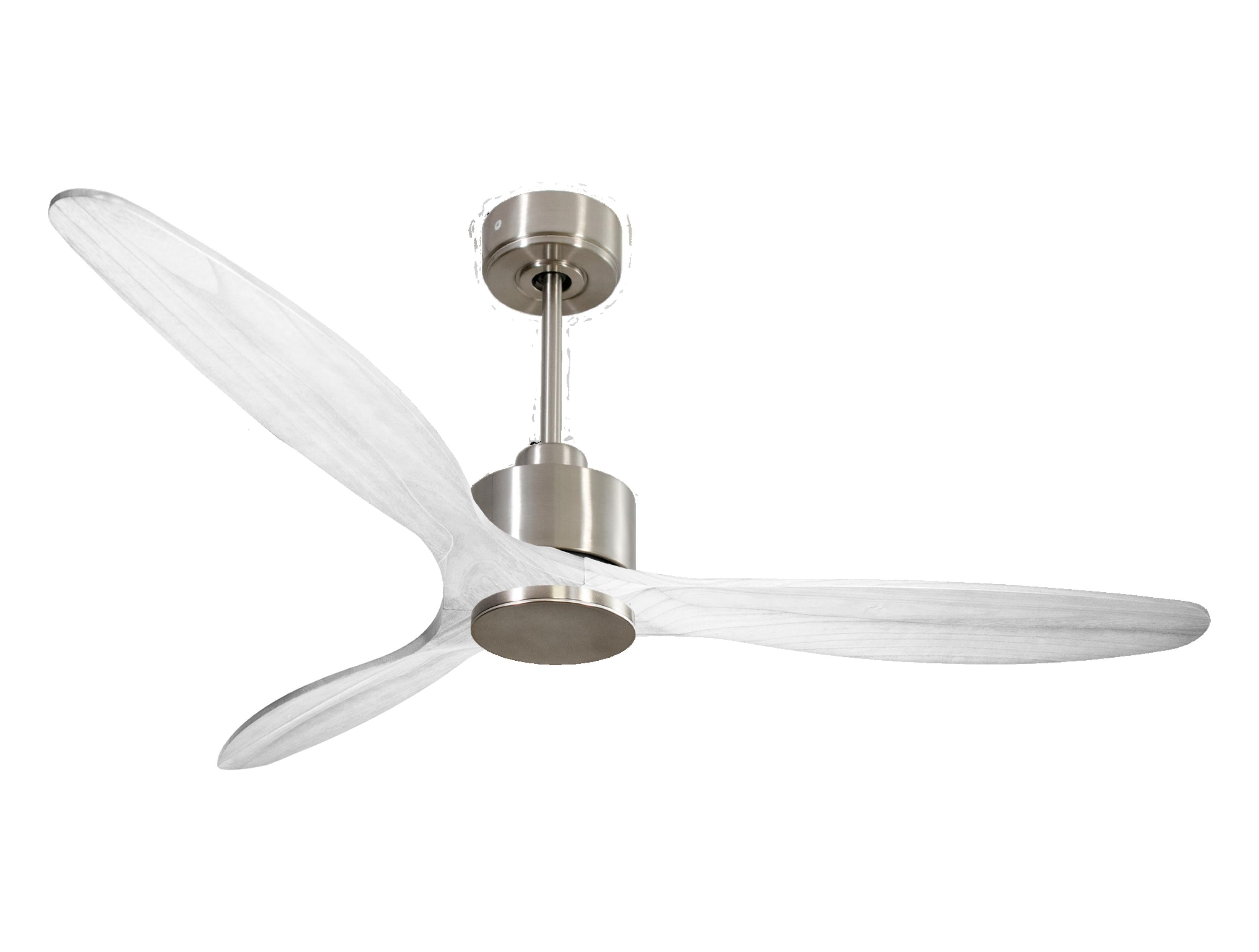 Ventilatore da soffitto Reversibile Termostato Wifi Motore CC Tetti inclinati Telecomando Hypersilence Memoria