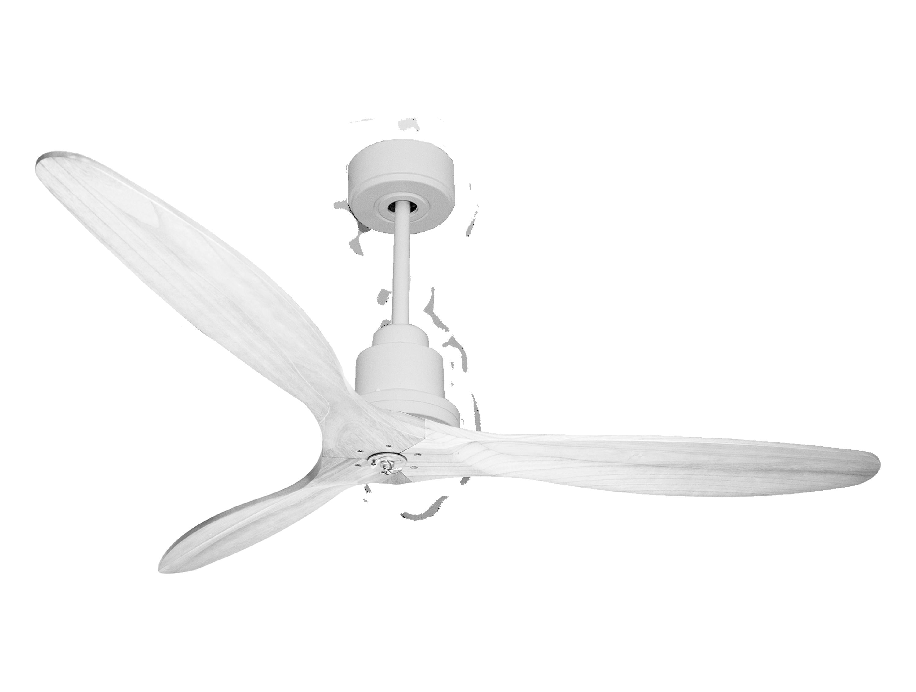 Ventilatore da soffitto Reversibile Termostato Dimmabile Wifi Motore CC Tetti inclinati Telecomando Luce a tre toni Hypersilence Memoria Shopify Vendible (AUTOMATICO)